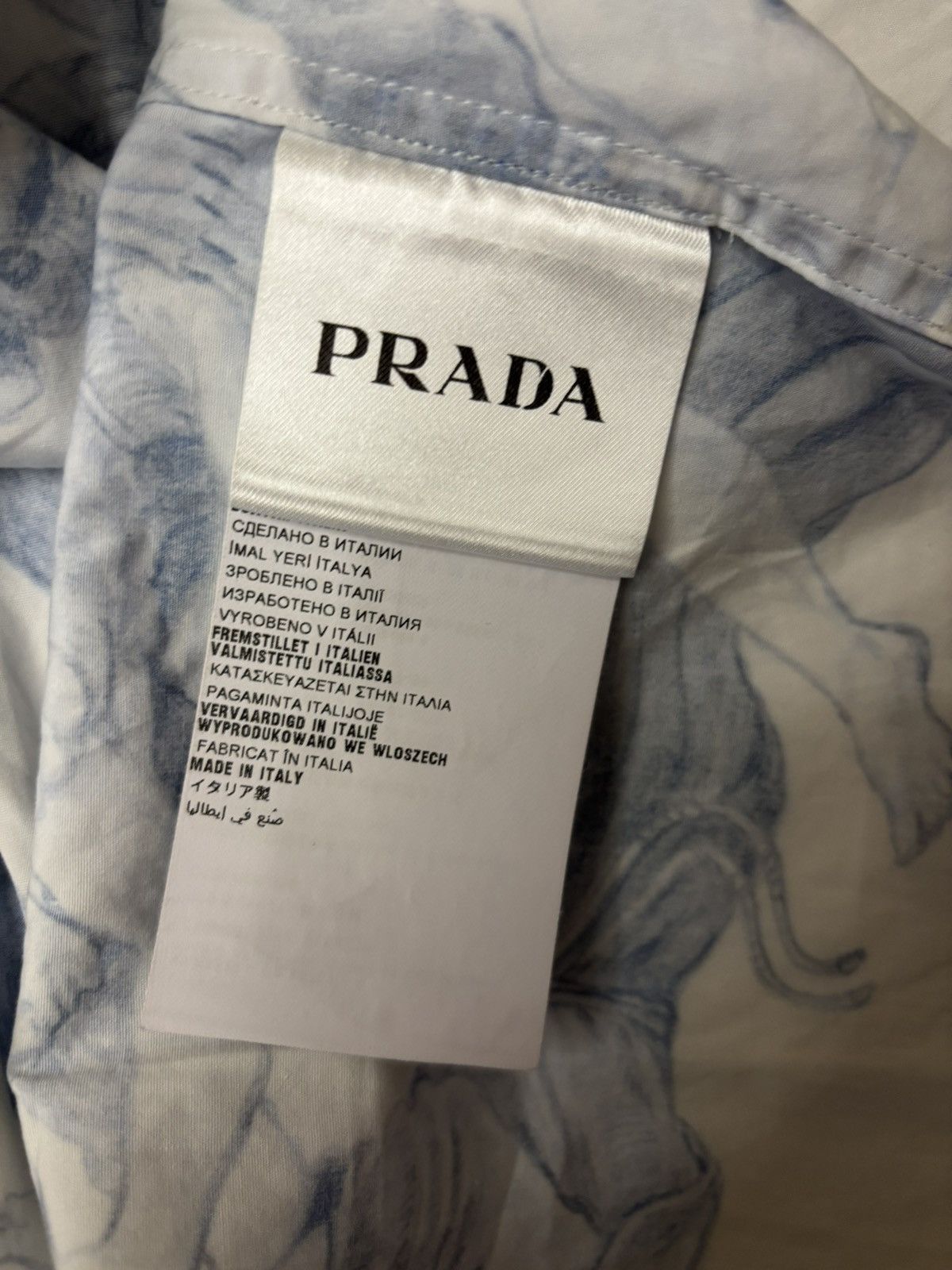 Prada Prada FW16 X Christophe Chemin important ones shirt Size US M / EU 48-50 / 2 - 6 Thumbnail