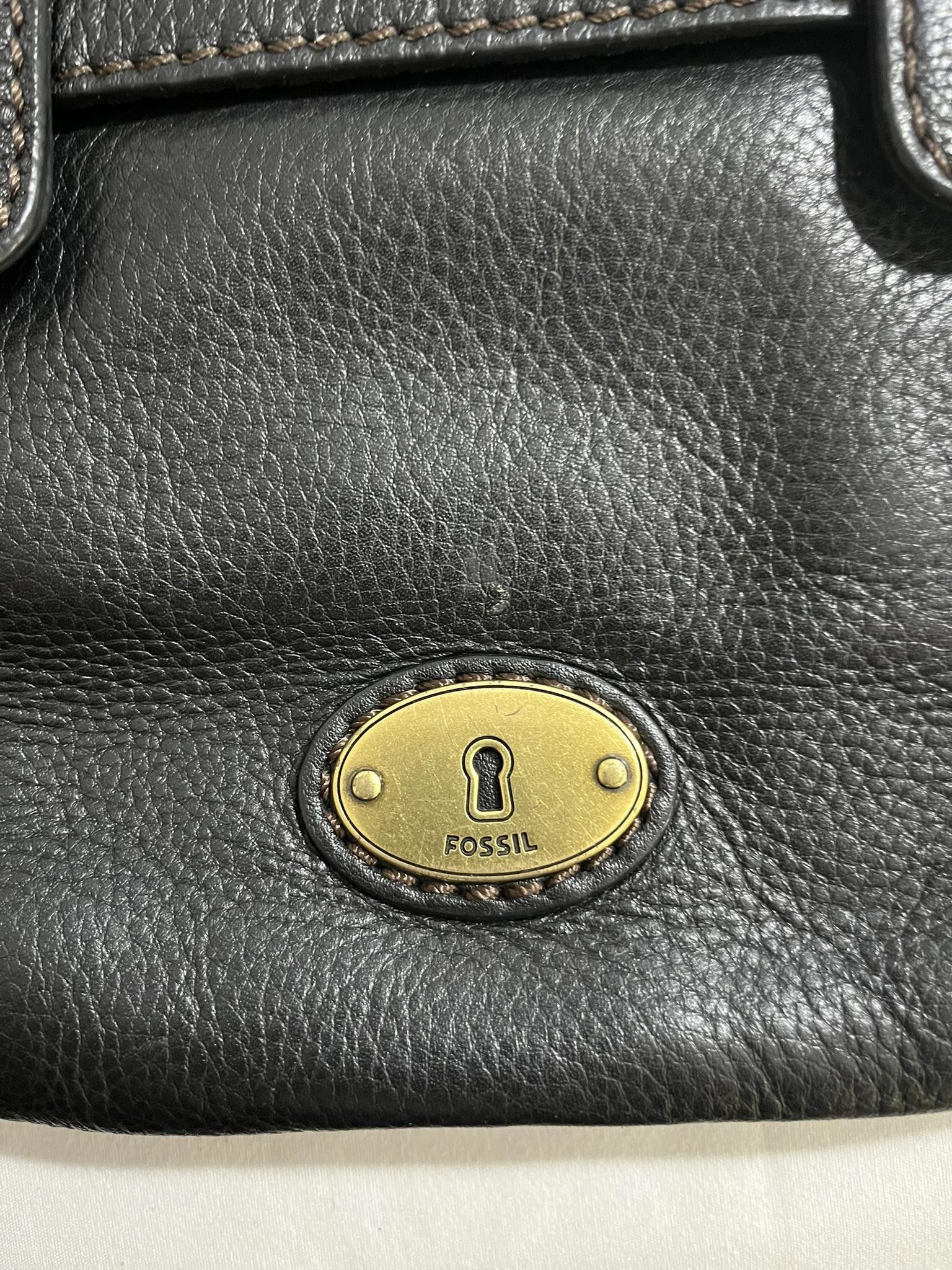 Fossil Fossil Black Leather Crossbody Bag Size ONE SIZE - 4 Thumbnail