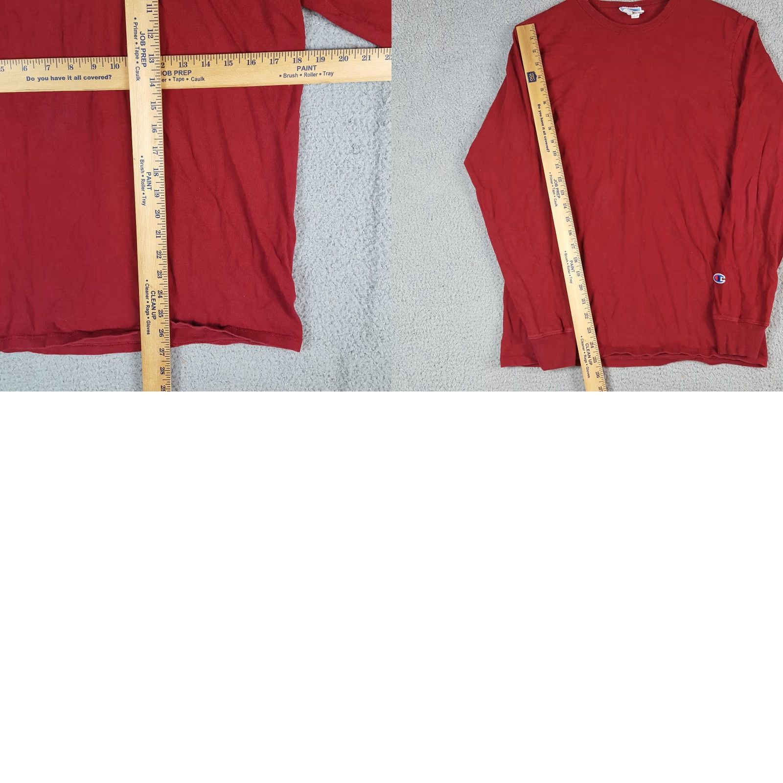 Champion VINTAGE Champion Long Sleeve Logo Men's M T-Shirt Athletic Sports Gym Shirt Size US M / EU 48-50 / 2 - 8 Thumbnail