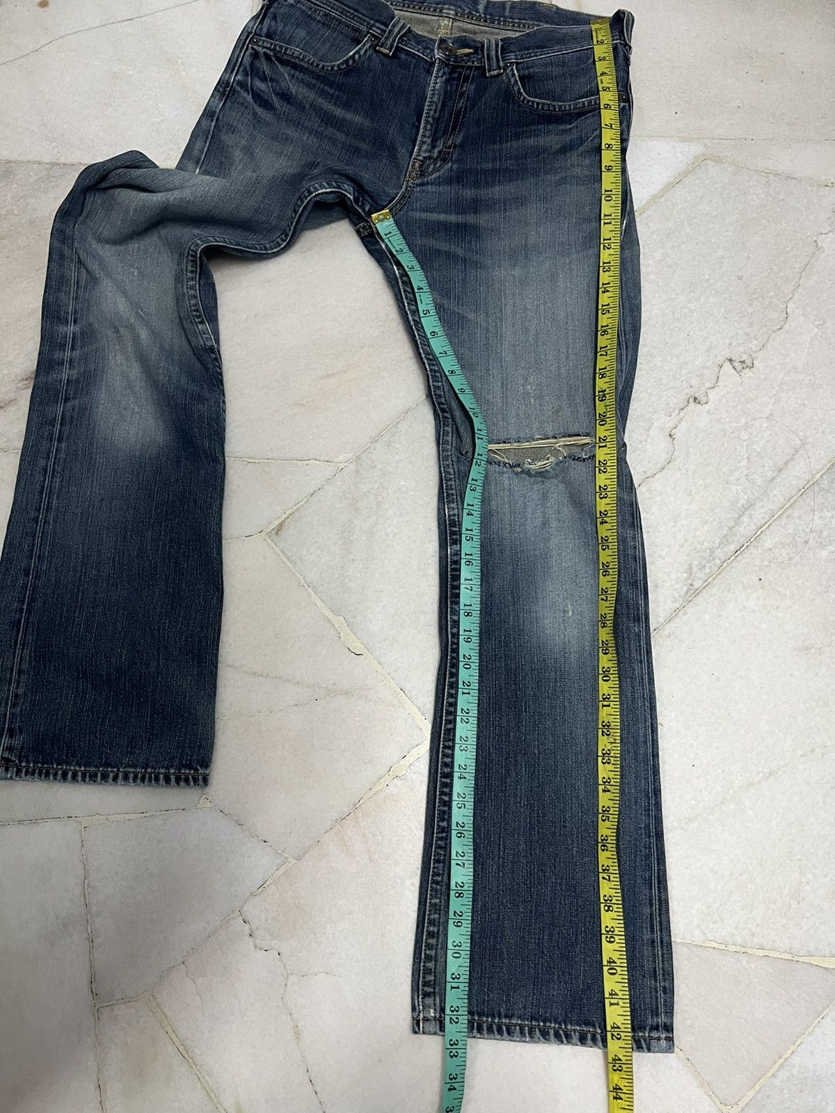 Vintage × Wrangler WRANGLER FLARE JEANS Size US 32 / EU 48 - 11 Thumbnail