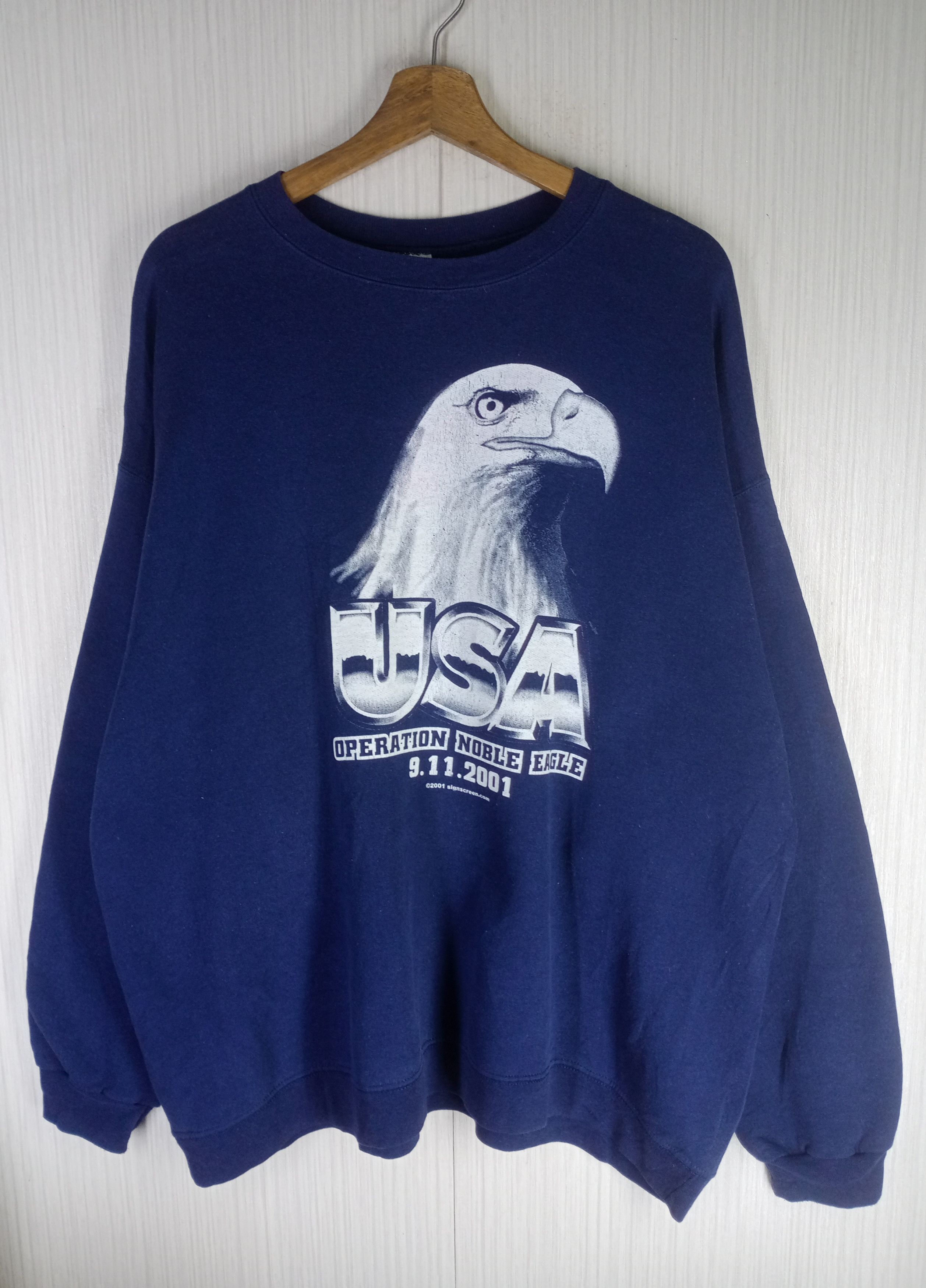 Vintage Vintage 2001 USA Operation Noble Eagles Size US XL / EU 56 / 4 - 1 Thumbnail