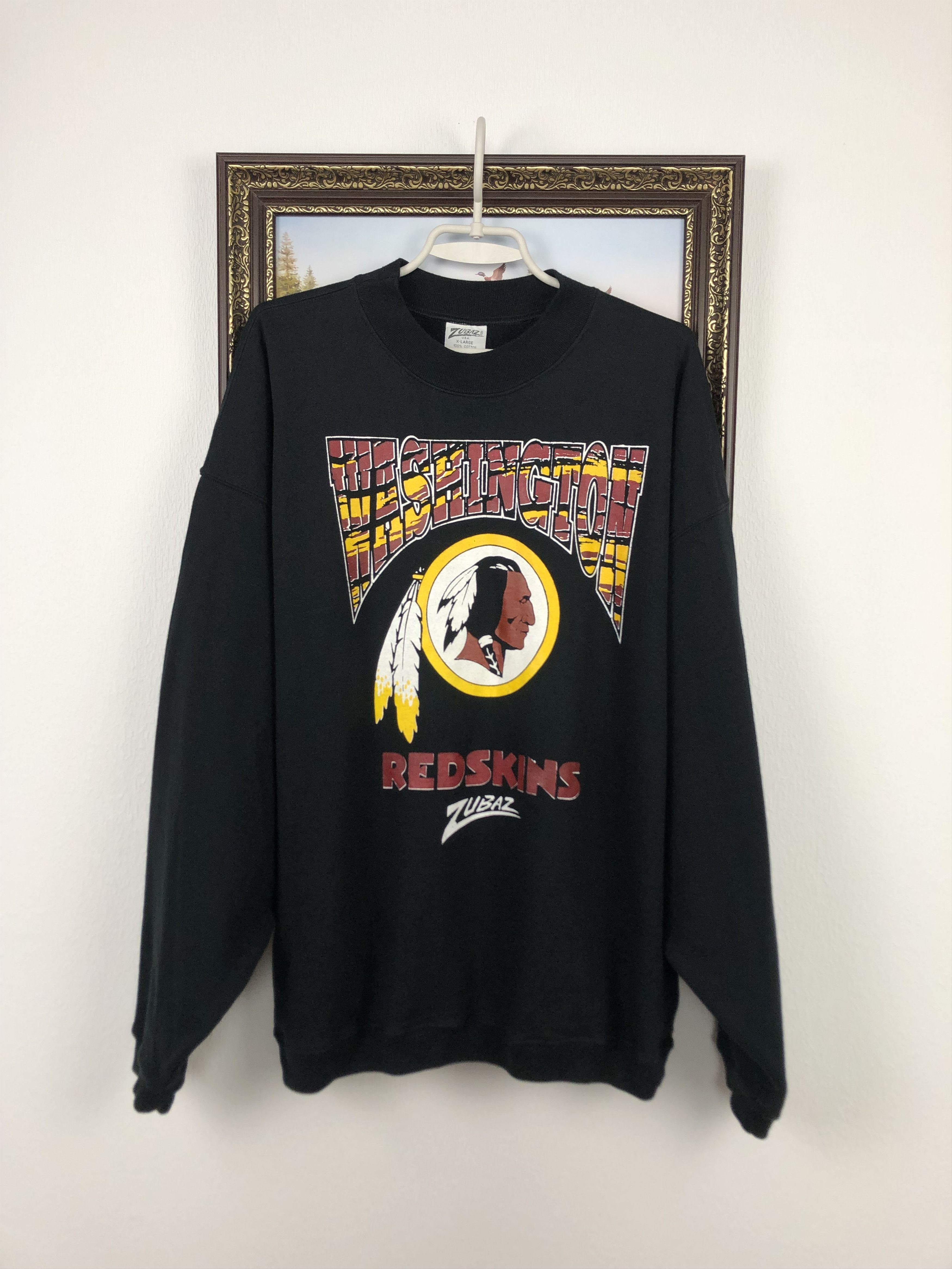 NFL Vintage Washington Redskins Sweatshirt NFL Rare Hype Size US XL / EU 56 / 4 - 1 Thumbnail