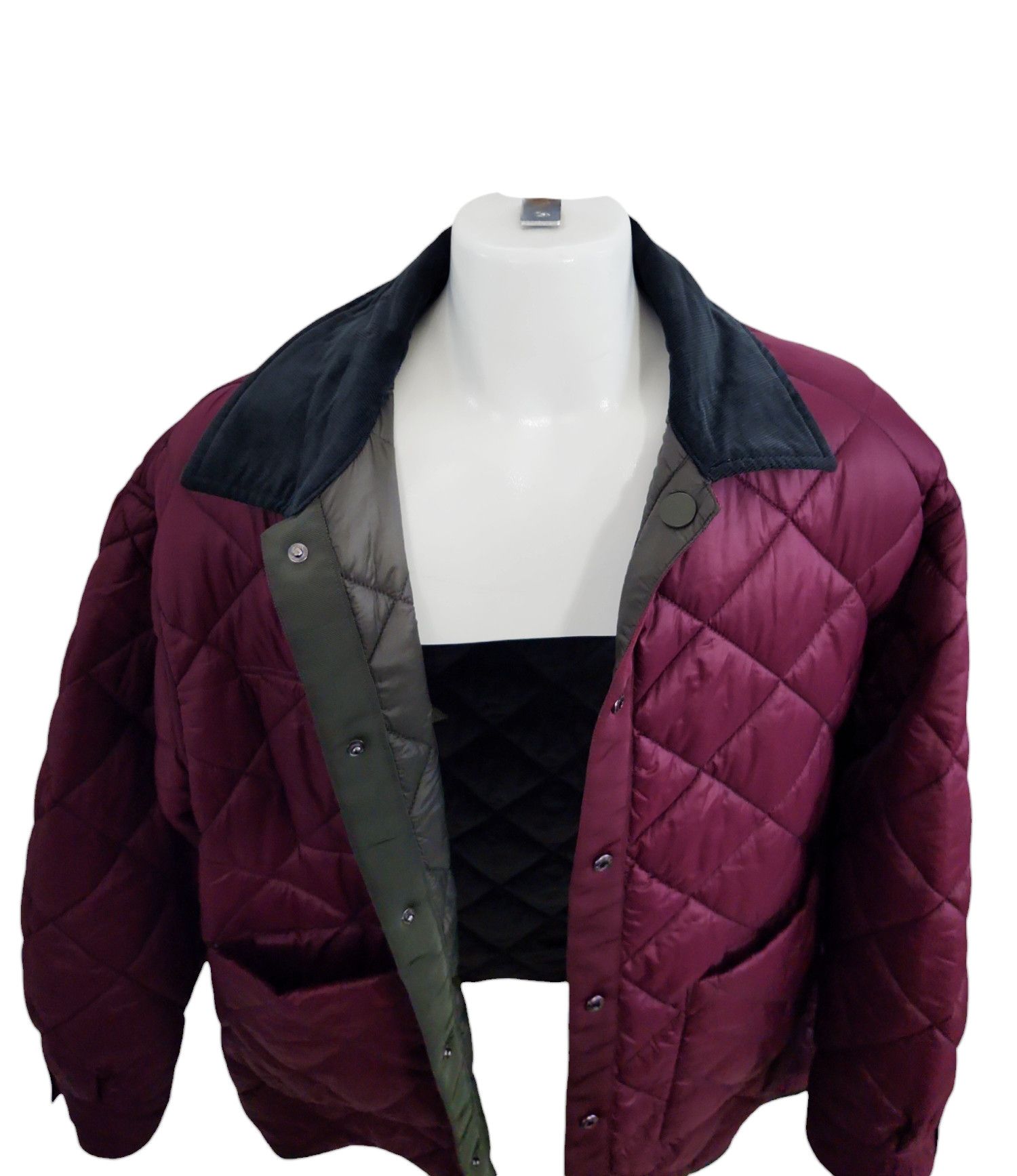 Sam Edelman Sam Edelman Quilted Reversible Snap on jacket Women Size XL Size XL / US 12-14 / IT 48-50 - 4 Thumbnail