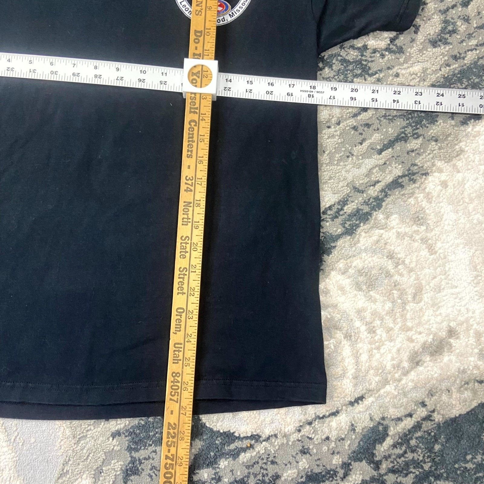 Fruit Of The Loom Vintage Fruit Of The Loom Best T Shirt Medium Black USAF Size US M / EU 48-50 / 2 - 6 Thumbnail