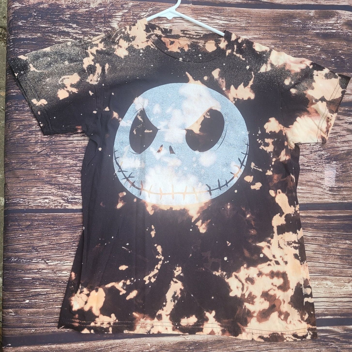 Disney Nightmare Before Christmas Bleached shirt Tie Dye Size US S / EU 44-46 / 1 - 4 Thumbnail
