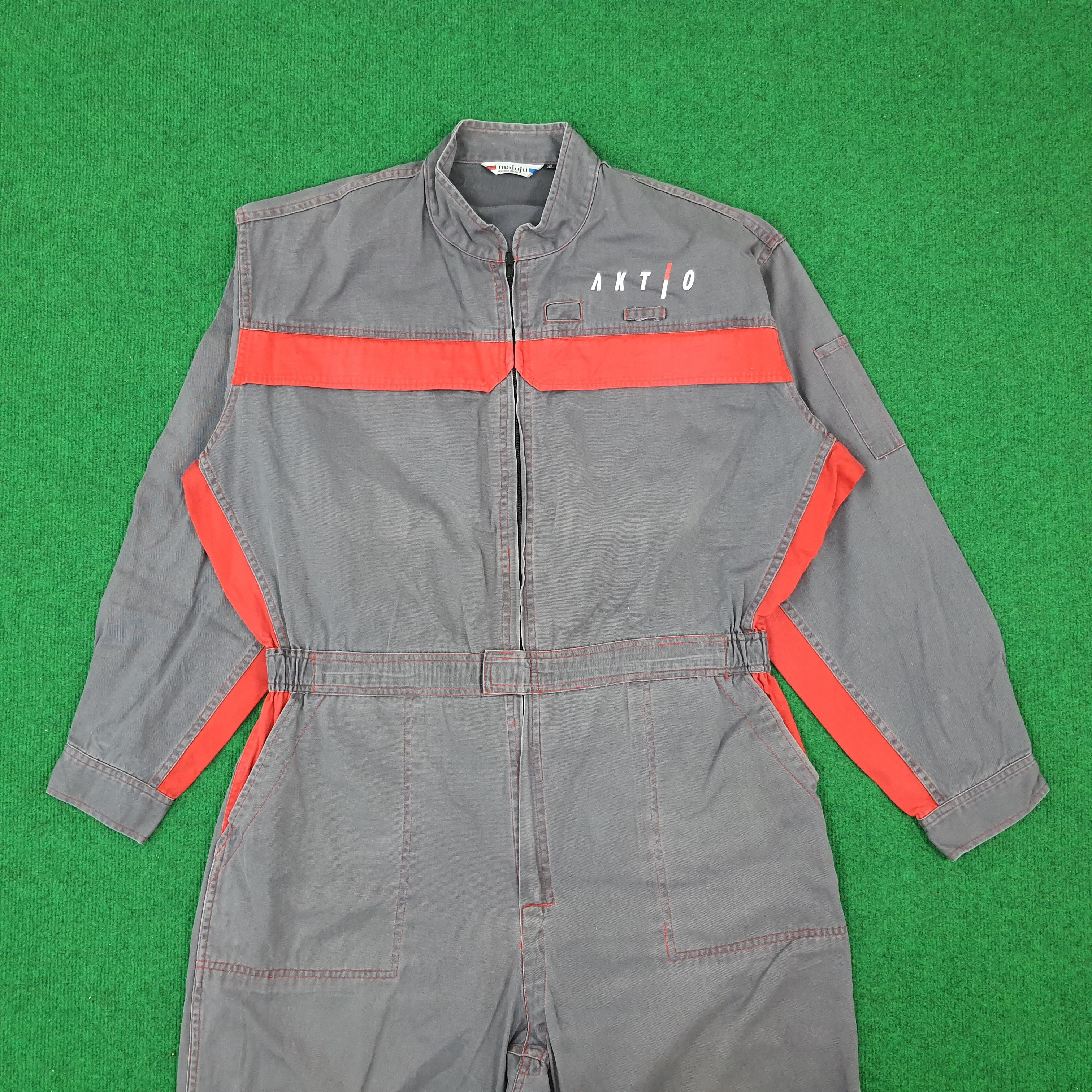 Japanese Brand × Vintage Vintage Aktio Japan Construction Brand workwear Jacket Size US XL / EU 56 / 4 - 3 Thumbnail