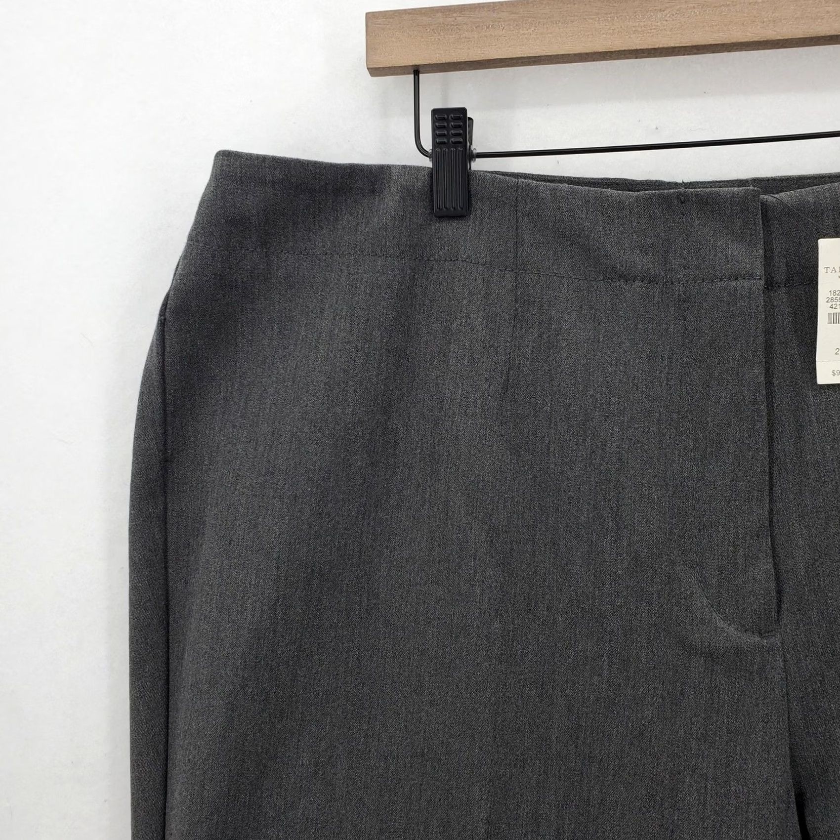 Talbots Talbots Pants Womens 20W Charcoal Gray Stretch Dress Work Elastic Waist Career Pants Size 42" / US 20 - 3 Thumbnail