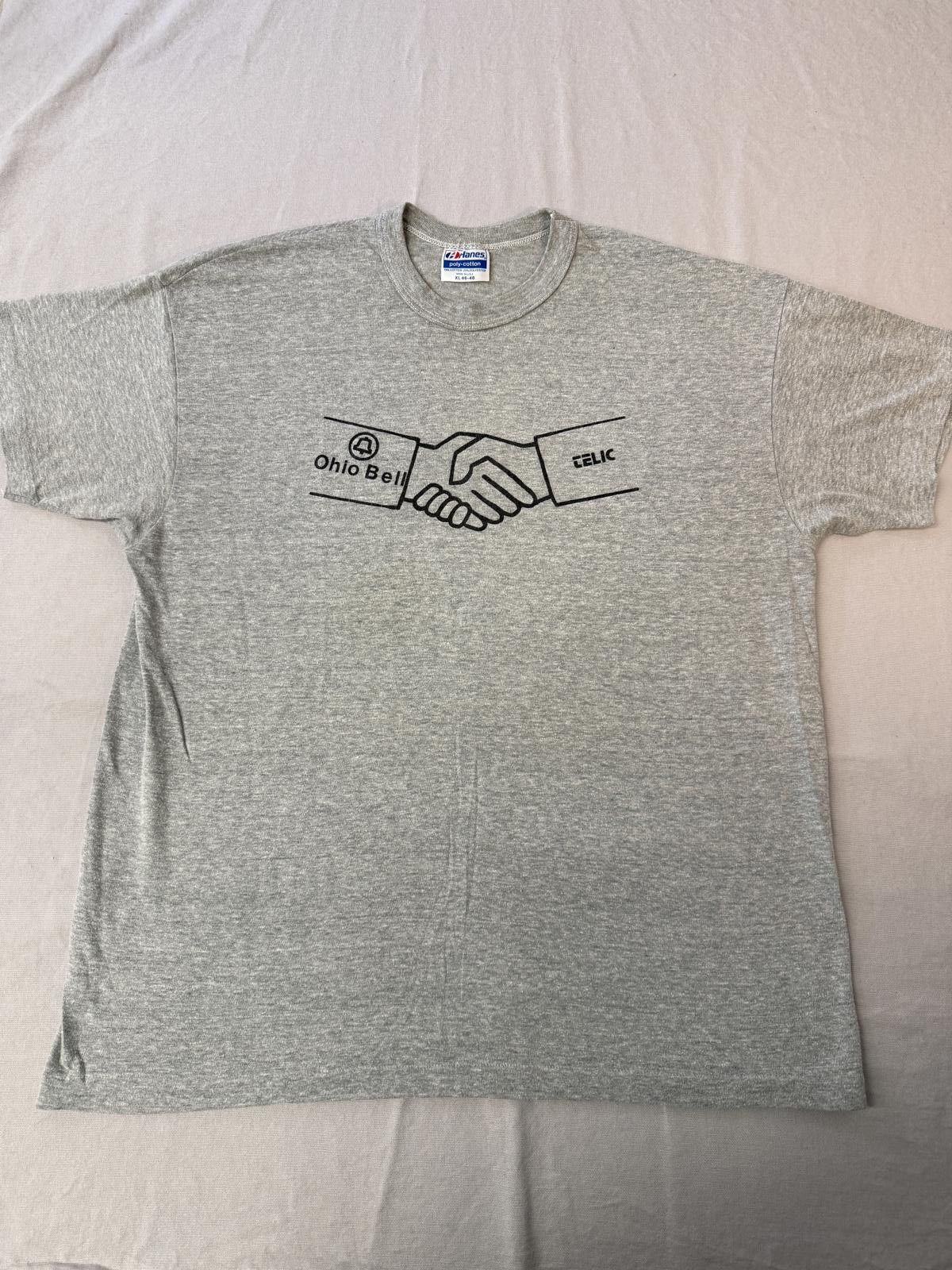 Hanes VTG Ohio Bell T-shirt Celic Handshake Crossword on Back XL Size US XL / EU 56 / 4 - 1 Thumbnail