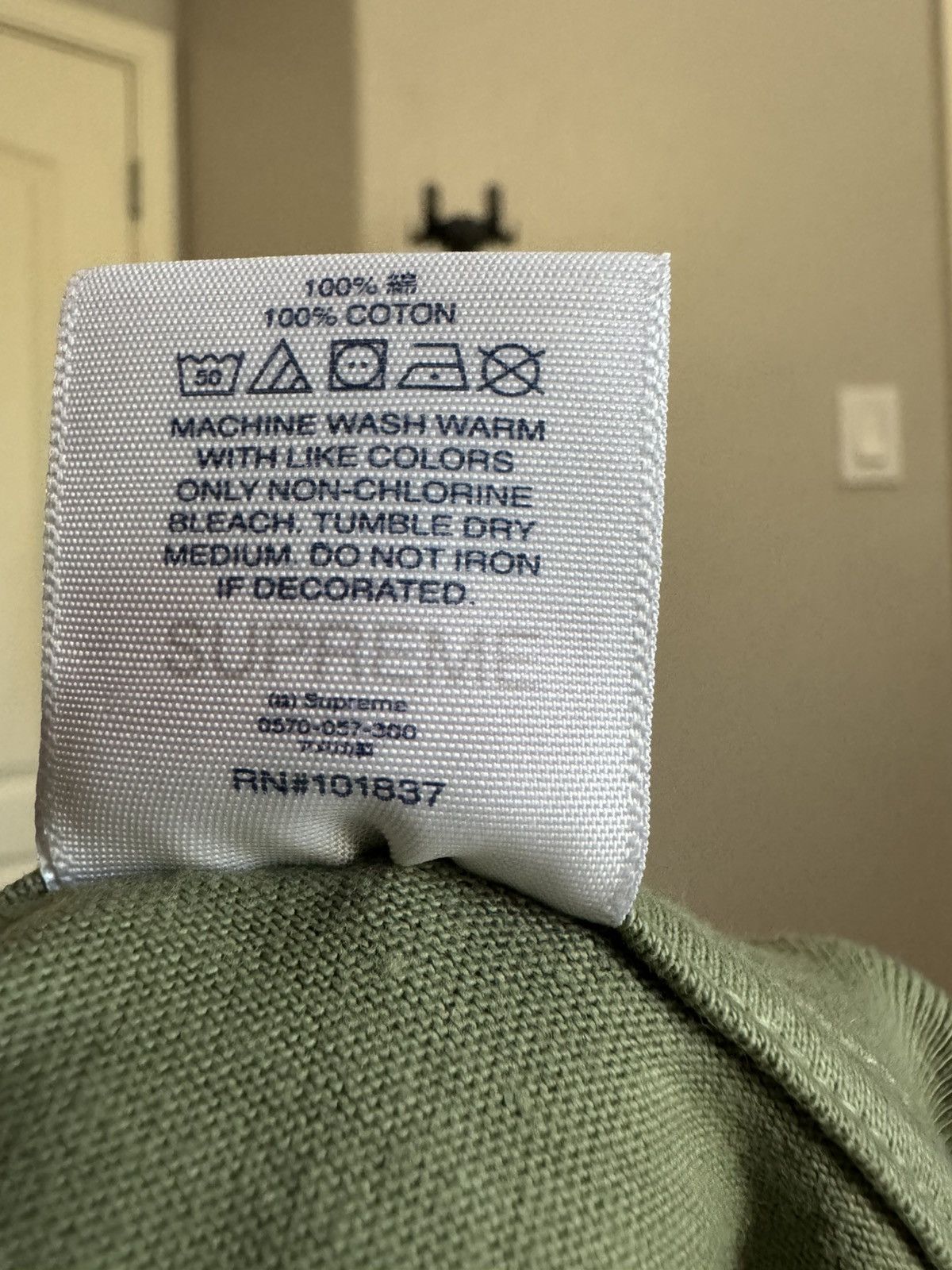 Supreme SUPREME New York Love That Tee LIGHT OLIVE Men's Medium Size US M / EU 48-50 / 2 - 4 Thumbnail