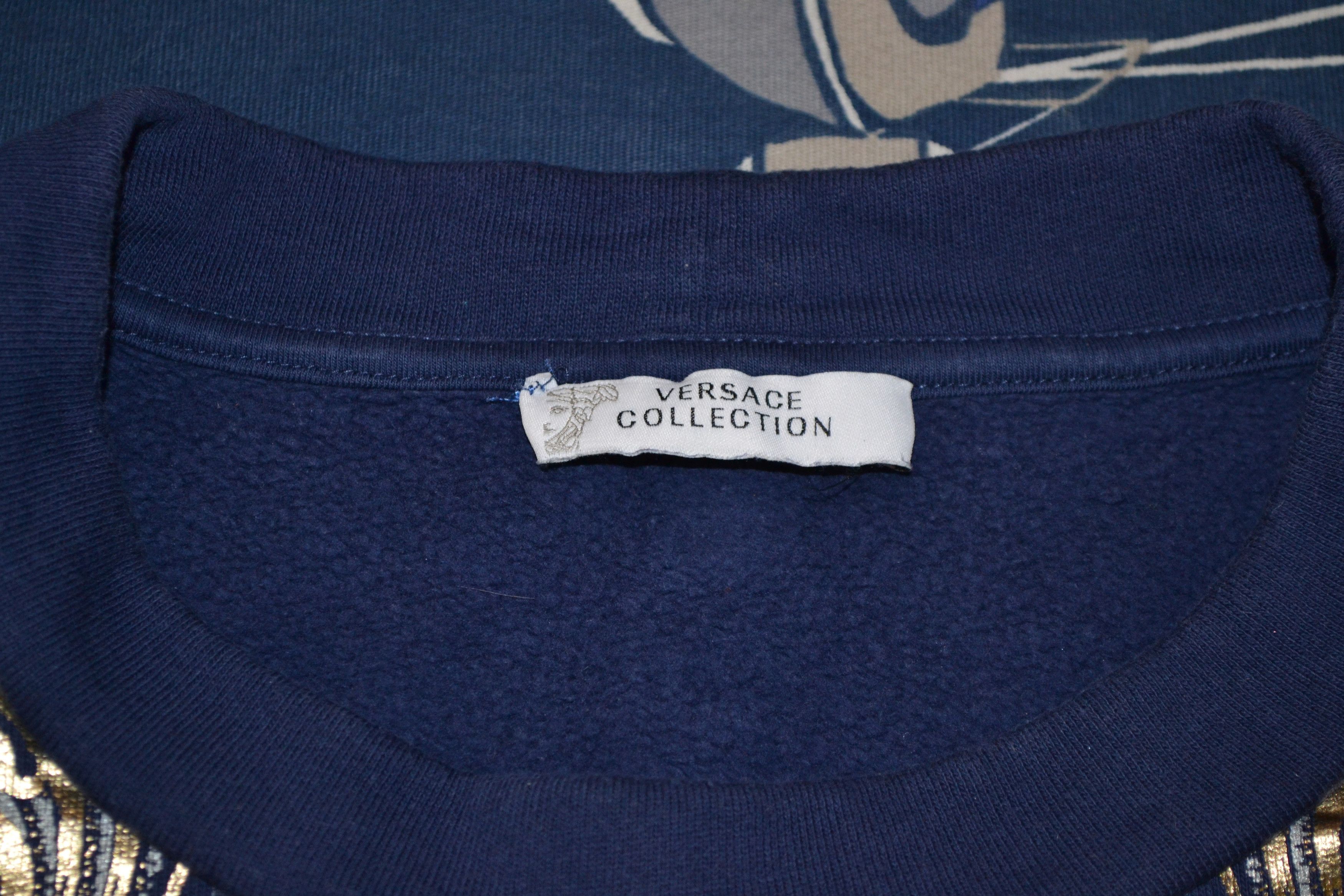 Versace Rare Vintage Versace Collection Baroque Sweatshirt XL Size US XL / EU 56 / 4 - 6 Thumbnail