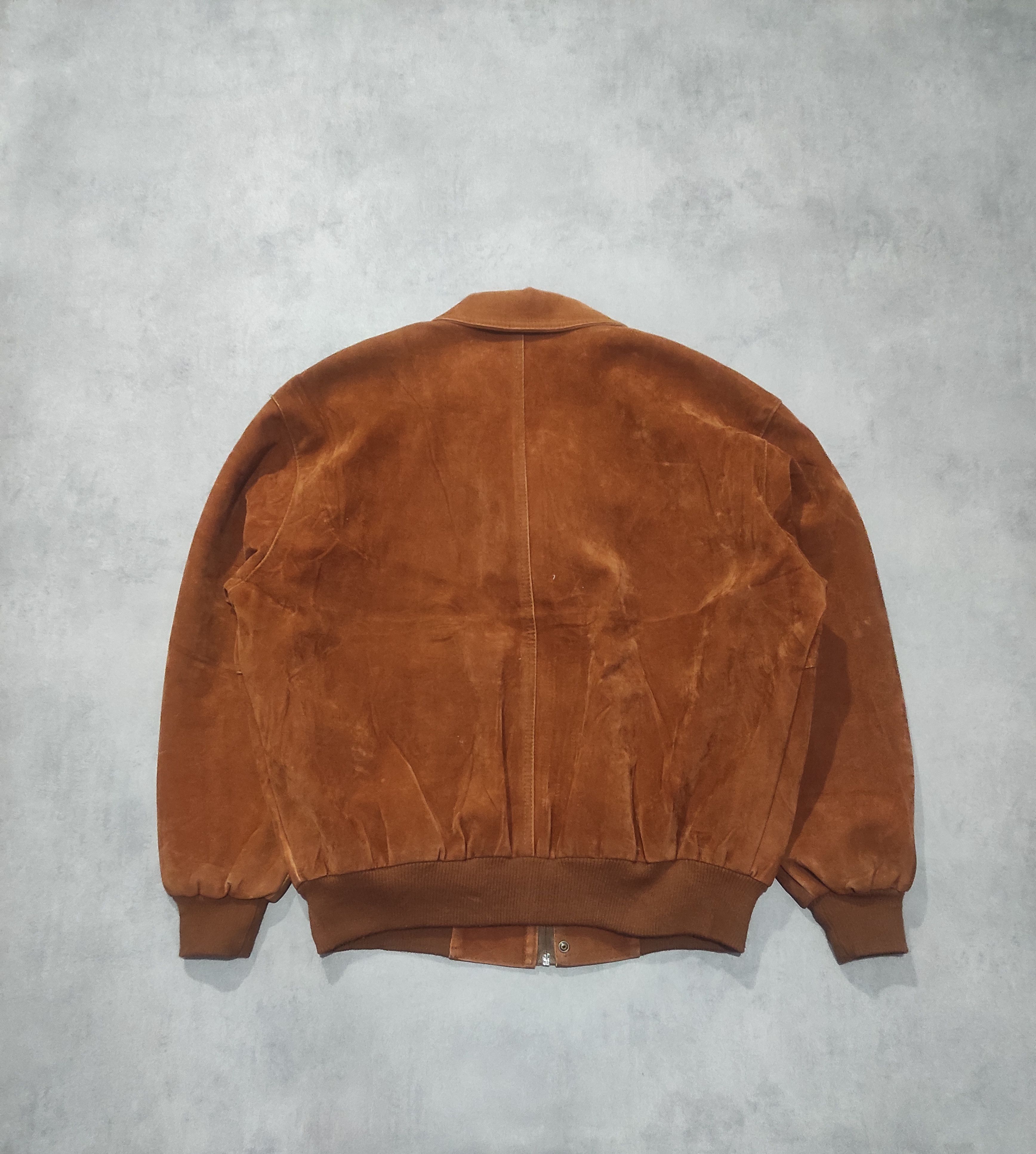 Other Vintage Alta Moda Suede Jacket – Cognac Brown Size US M / EU 48-50 / 2 - 2 Thumbnail