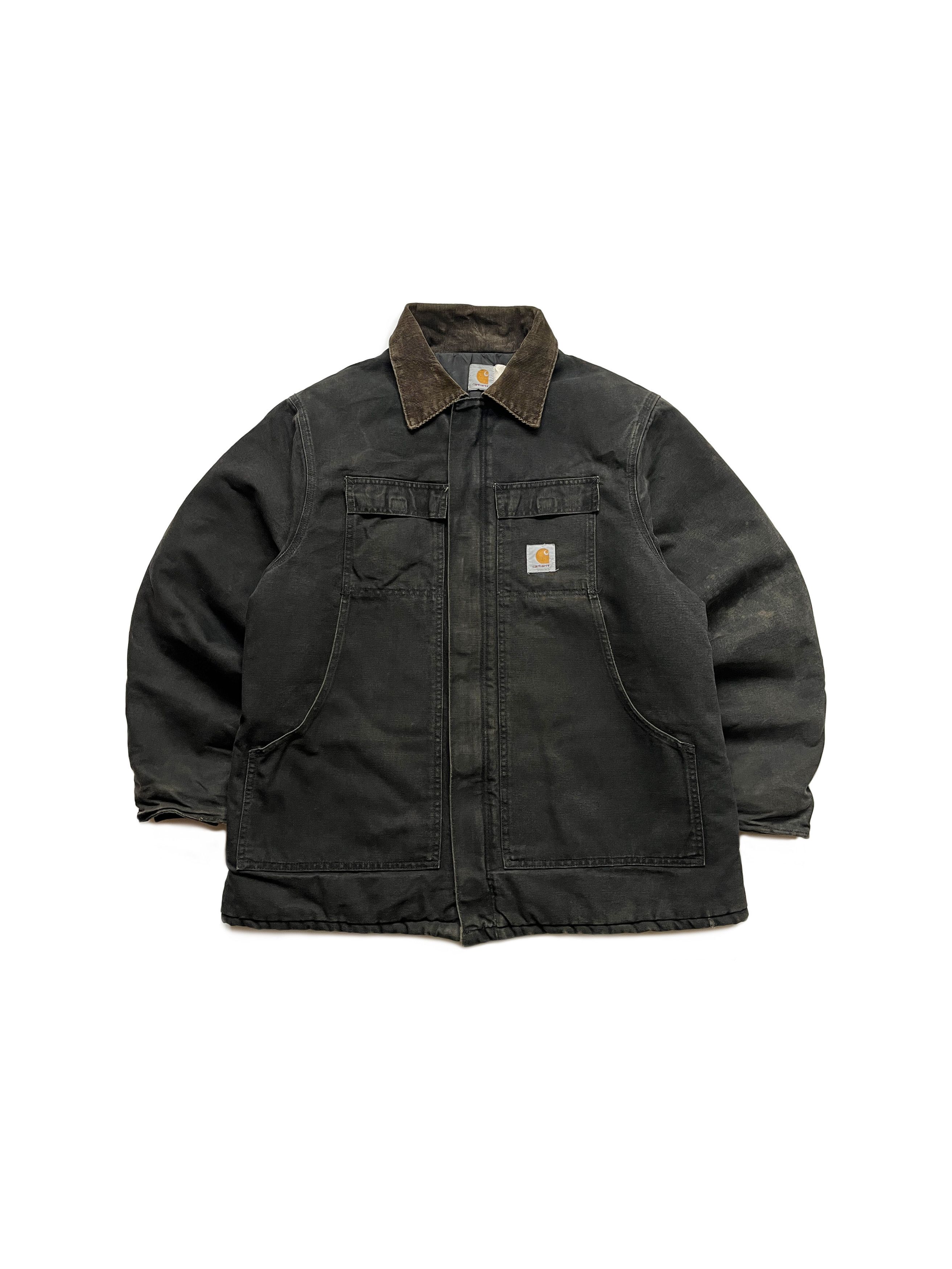 Carhartt × Vintage 90s Carhartt JB105 black detroit jacket sz XL