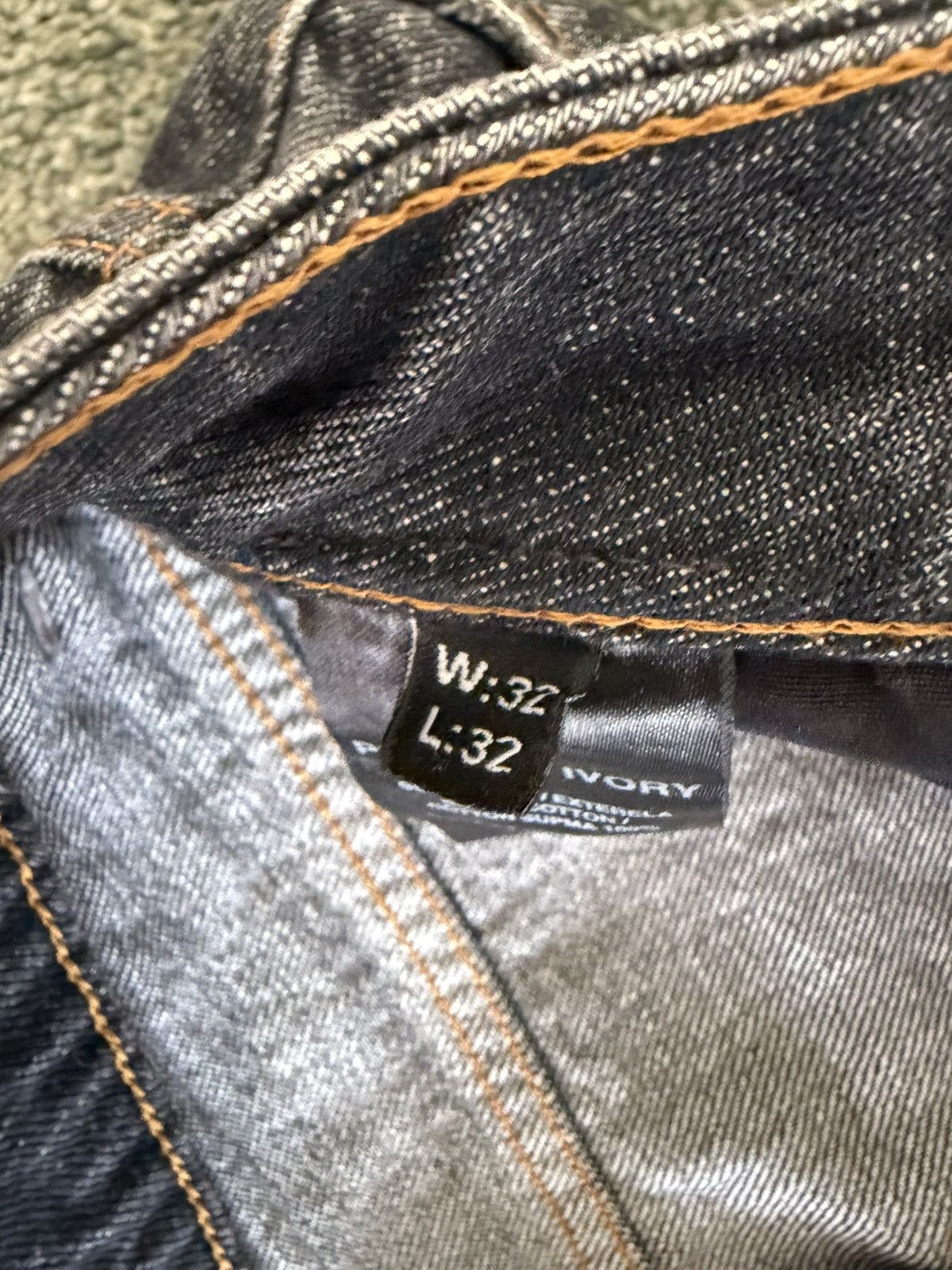 Other Pearled Ivory Denim - PI 1403 (Slate) (Black Wash) Size US 32 / EU 48 - 5 Thumbnail