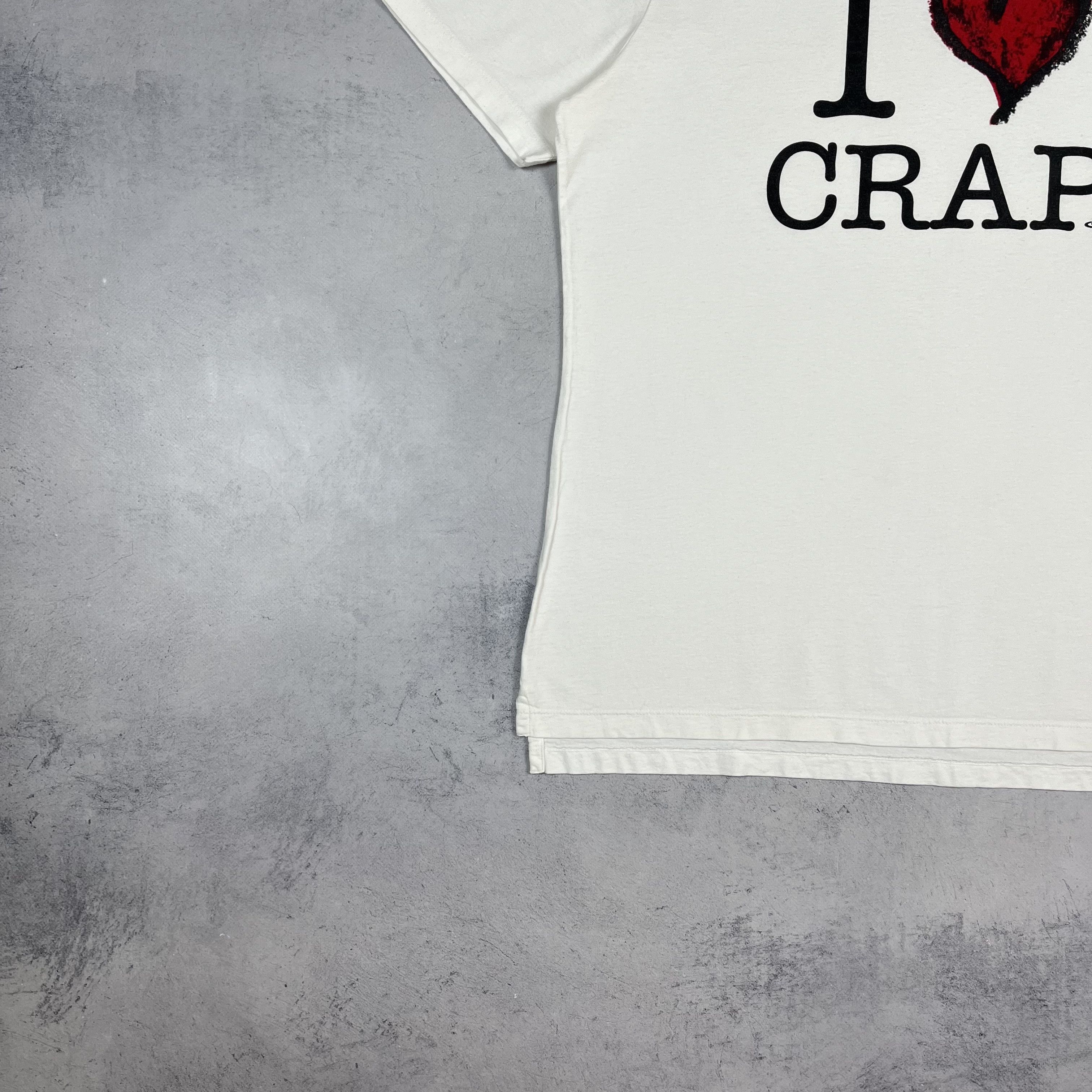 Vivienne Westwood Vivienne Westwood I Love Crap Big Logo Heart T Shirt Size US XXL / EU 58 / 5 - 5 Thumbnail