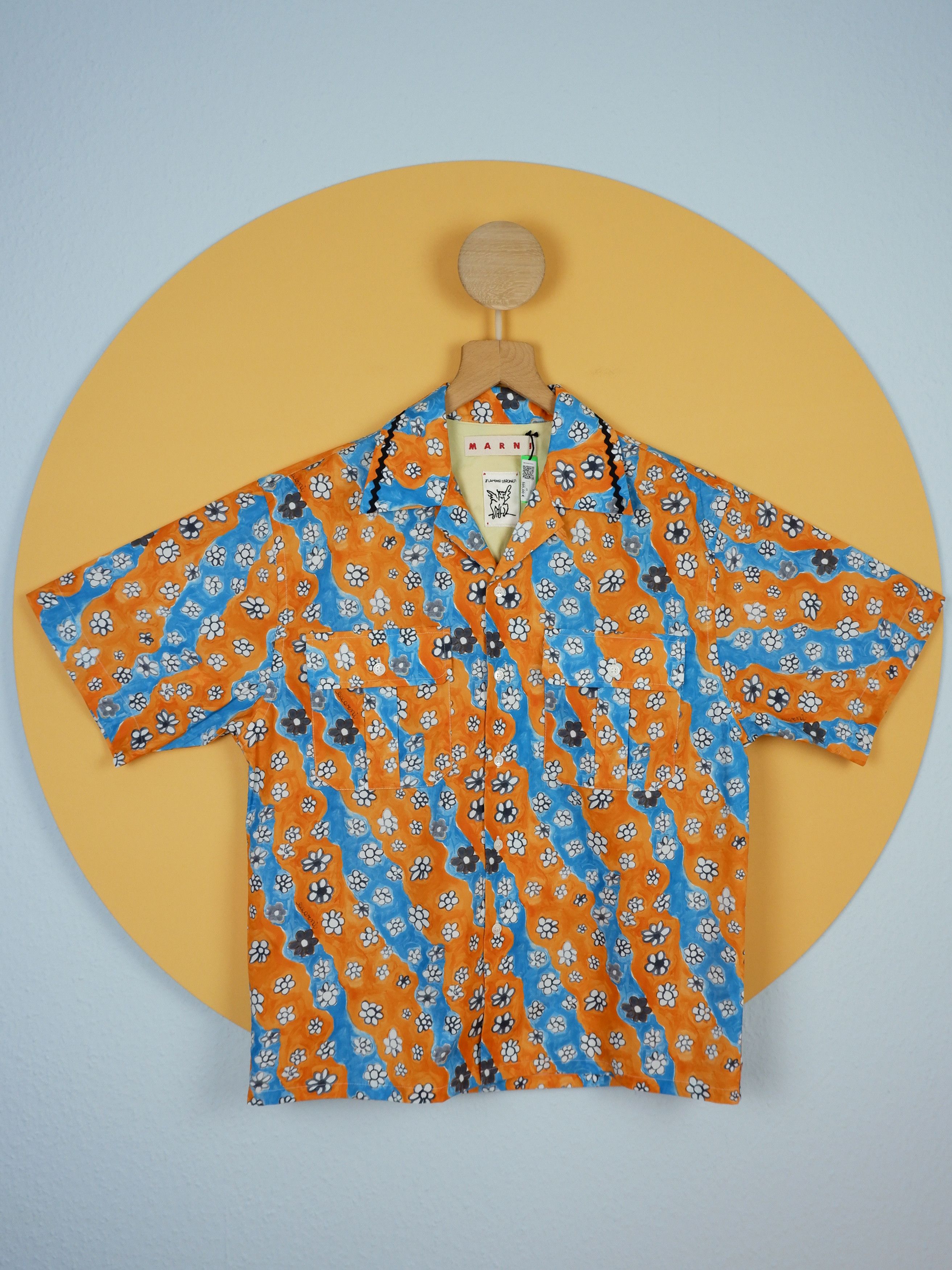 Marni Best price! Marni Flaminia Veronesi stripe floral shirt Size US M / EU 48-50 / 2 - 1 Thumbnail