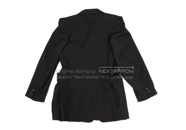 Comme des Garcons Comme des Garcons Black vintage pleated hem blazer Size S / US 4 / IT 40 - 3 Thumbnail