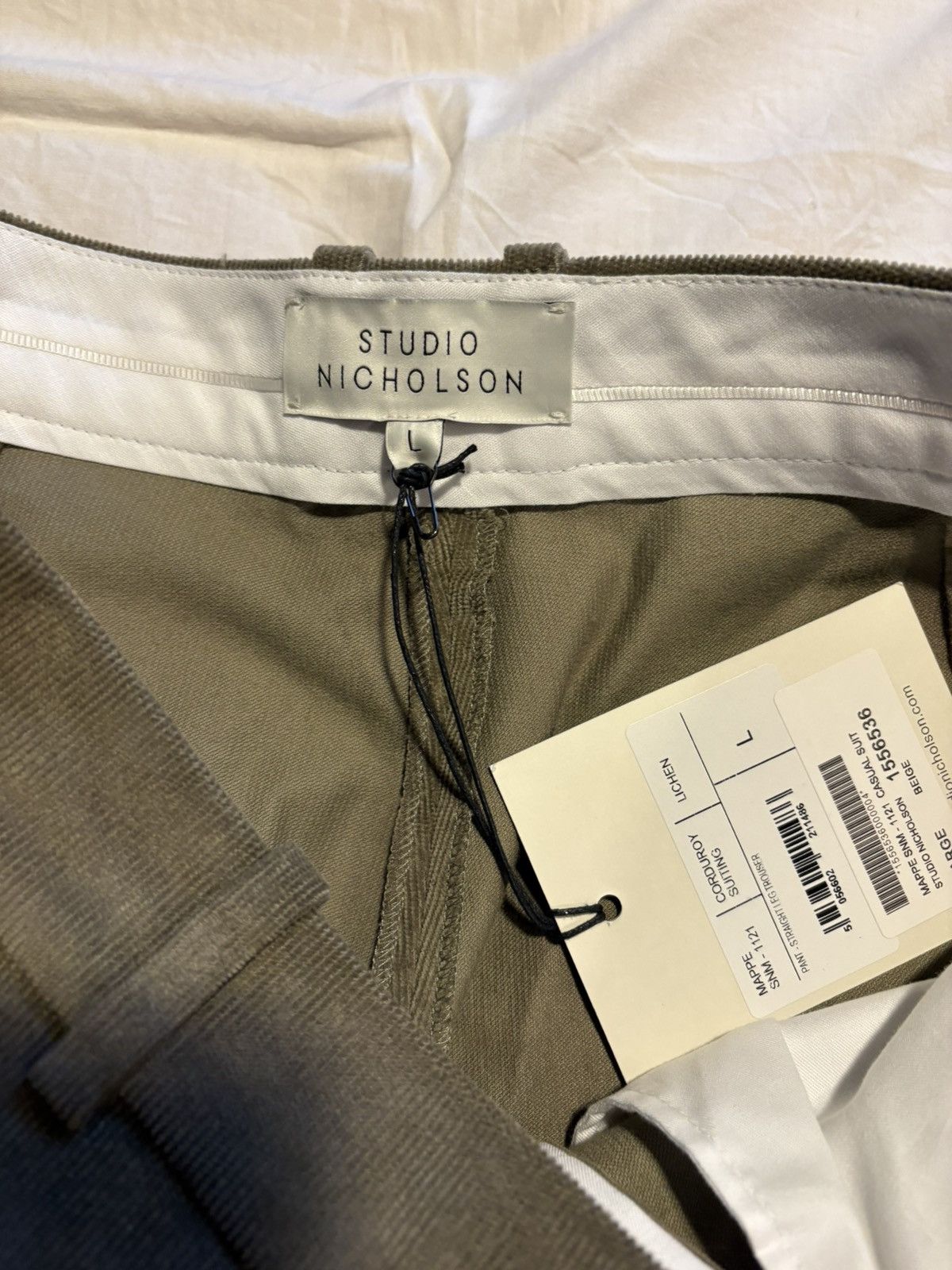 Studio Nicholson Studio Nicholson wide leg corduroy trousers. Size US 31 - 5 Thumbnail