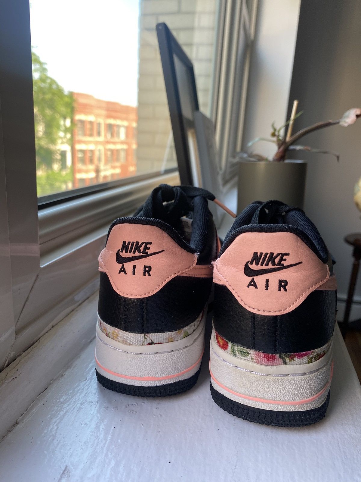 Nike Nike AF 1 Air Force 1 Low '07 floral in black and pink Size US 5.5 / IT 35.5 - 3 Thumbnail