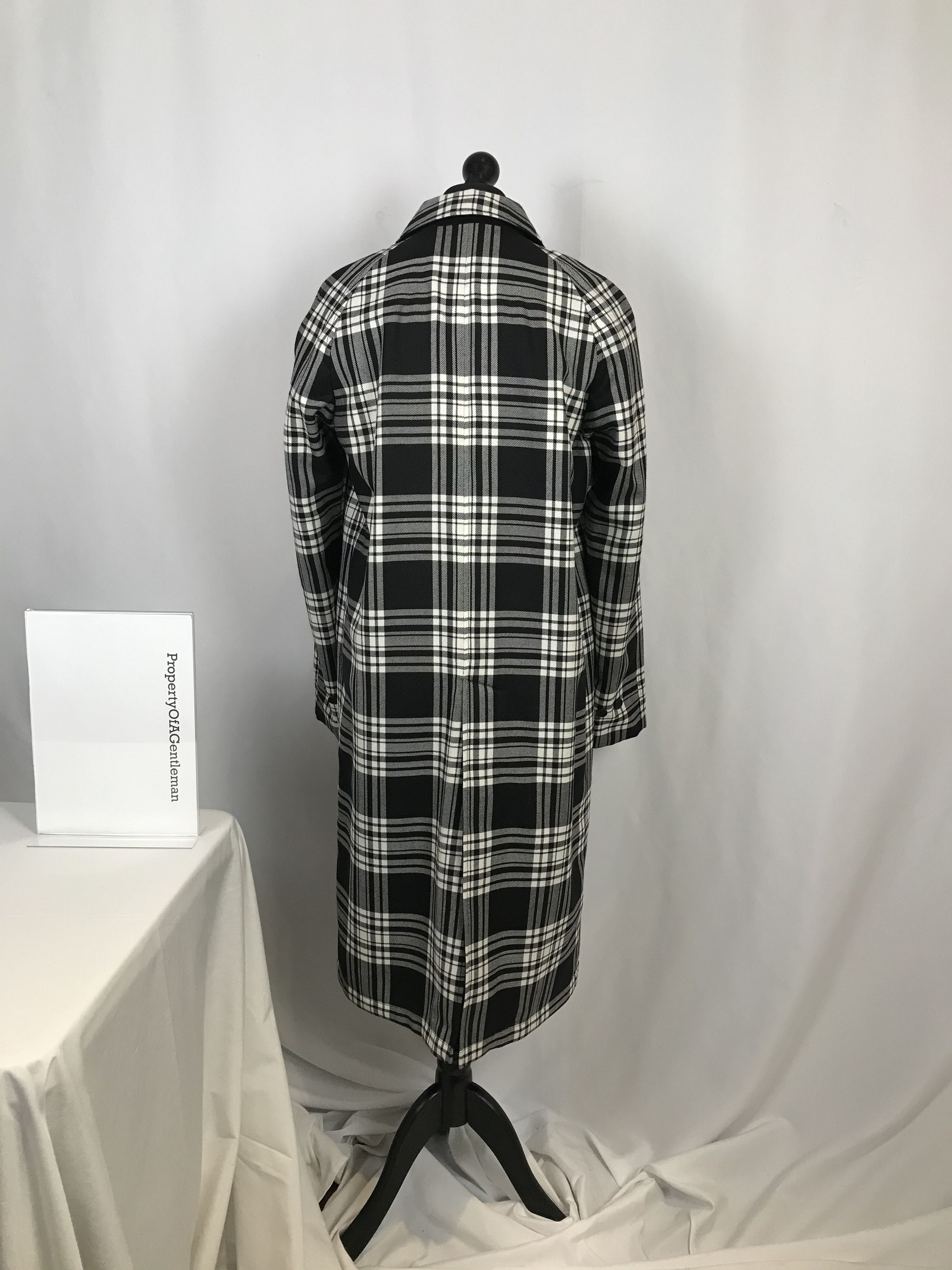 Burberry Burberry Checked Overcoat Size US L / EU 52-54 / 3 - 3 Thumbnail