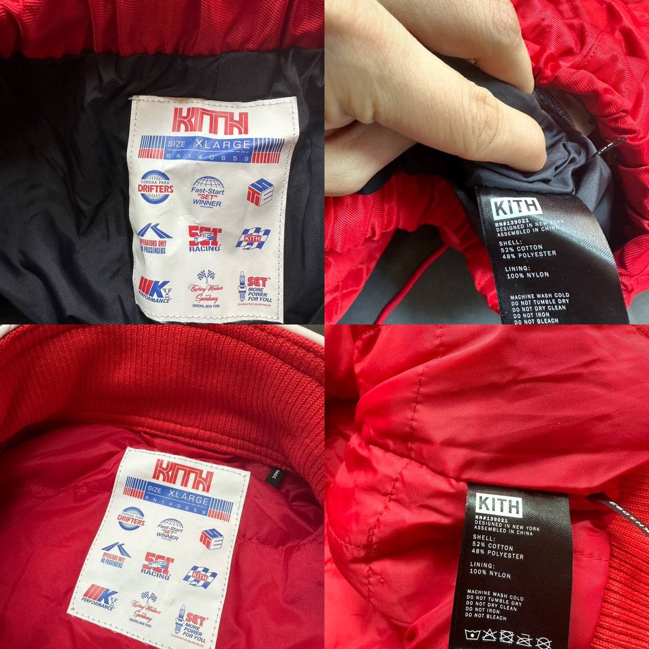 Kith × Ronnie Fieg Kith x Ronnie Fieg Jacket Racing Collection 2018 XL Red Bull Size US XL / EU 56 / 4 - 7 Thumbnail