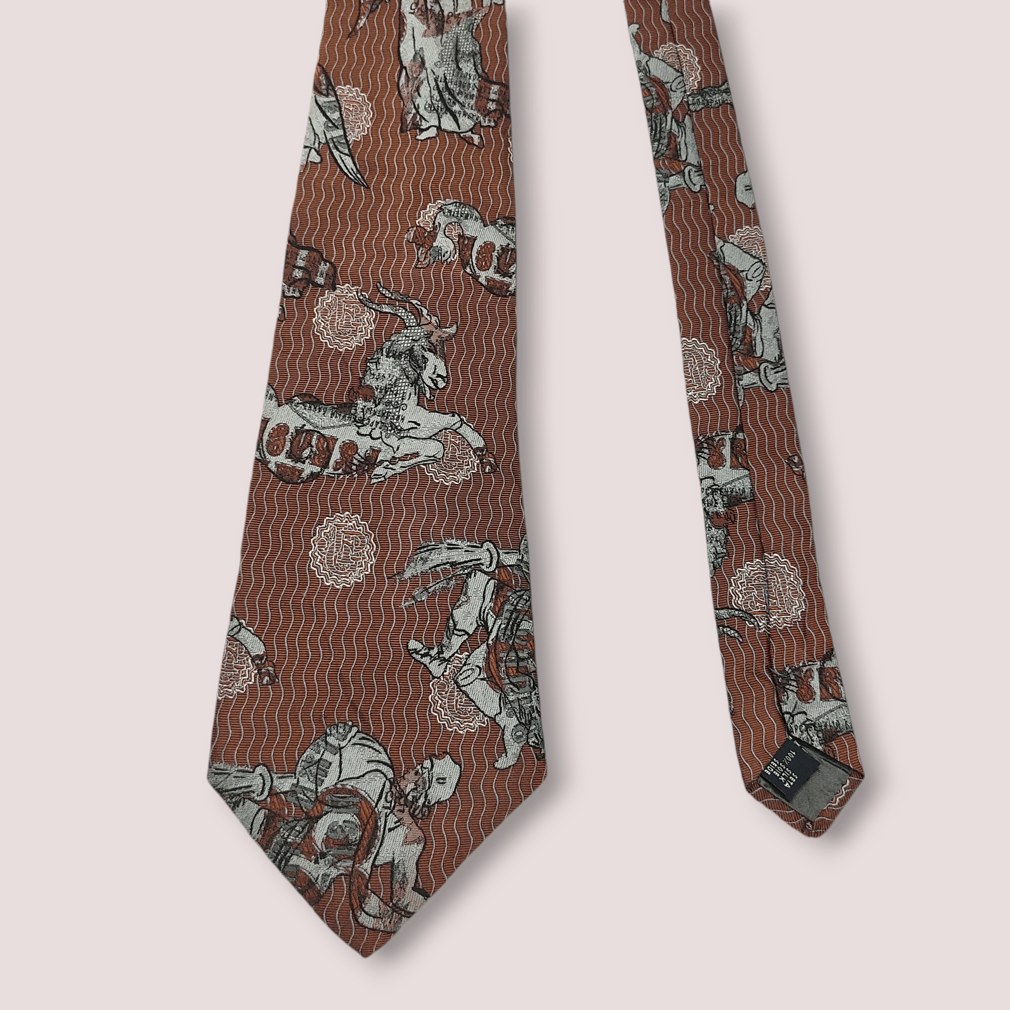 Jean Paul Gaultier JPG Jean Paul Gaultier AOP Cravatta Silk Tie Size ONE SIZE - 3 Thumbnail