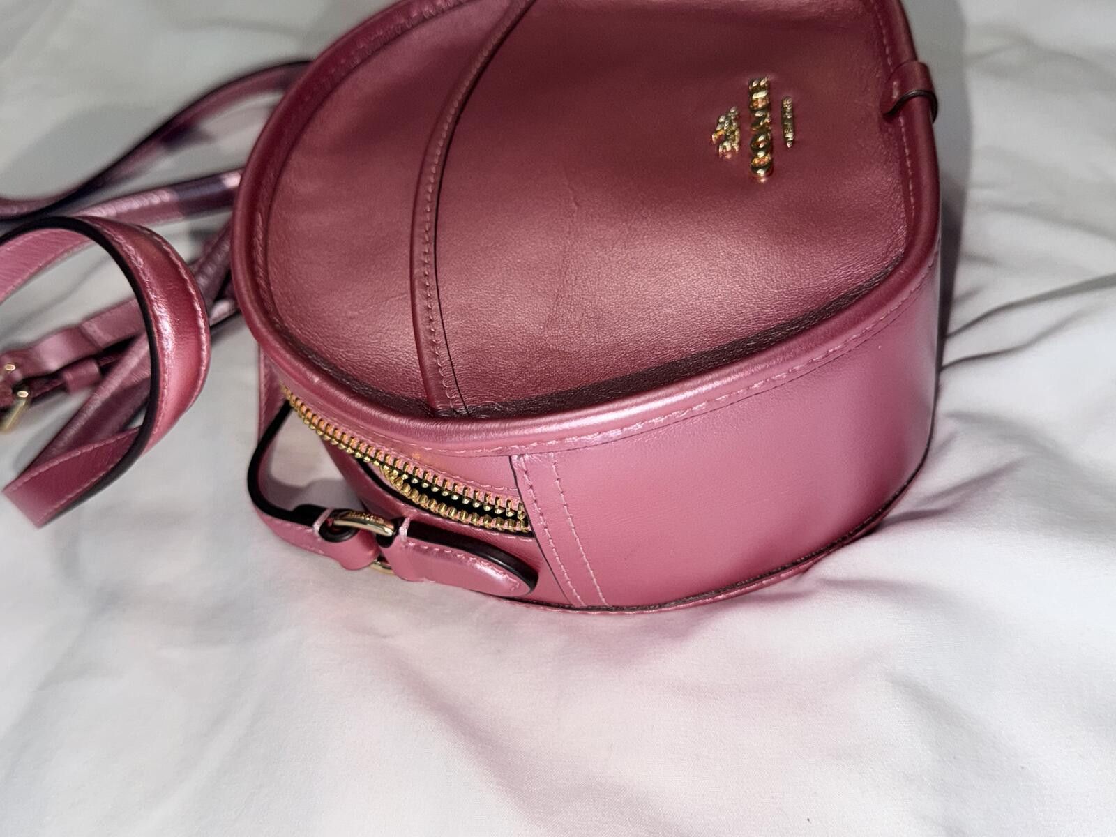 Coach Coach Canteen Crossbody Bag Metallic Pink Blush Crossbody Size ONE SIZE - 7 Thumbnail
