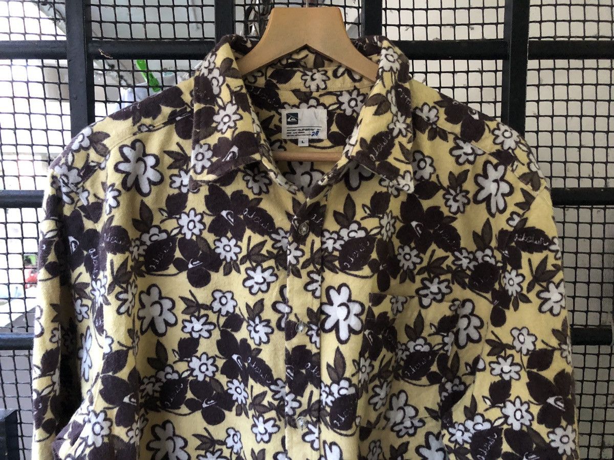 Quiksilver × Vintage VINTAGE QUIKSILVER SURF FLOWER BUTTON UP SHIRT HAWAII Size US XL / EU 56 / 4 - 3 Thumbnail