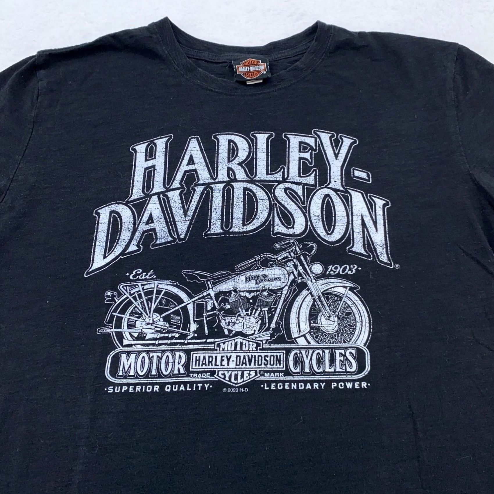Harley Davidson Harley-Davidson Shirt Mens Large Motorcycle Graphic Tee Legendary Power 2020 Size US L / EU 52-54 / 3 - 2 Thumbnail