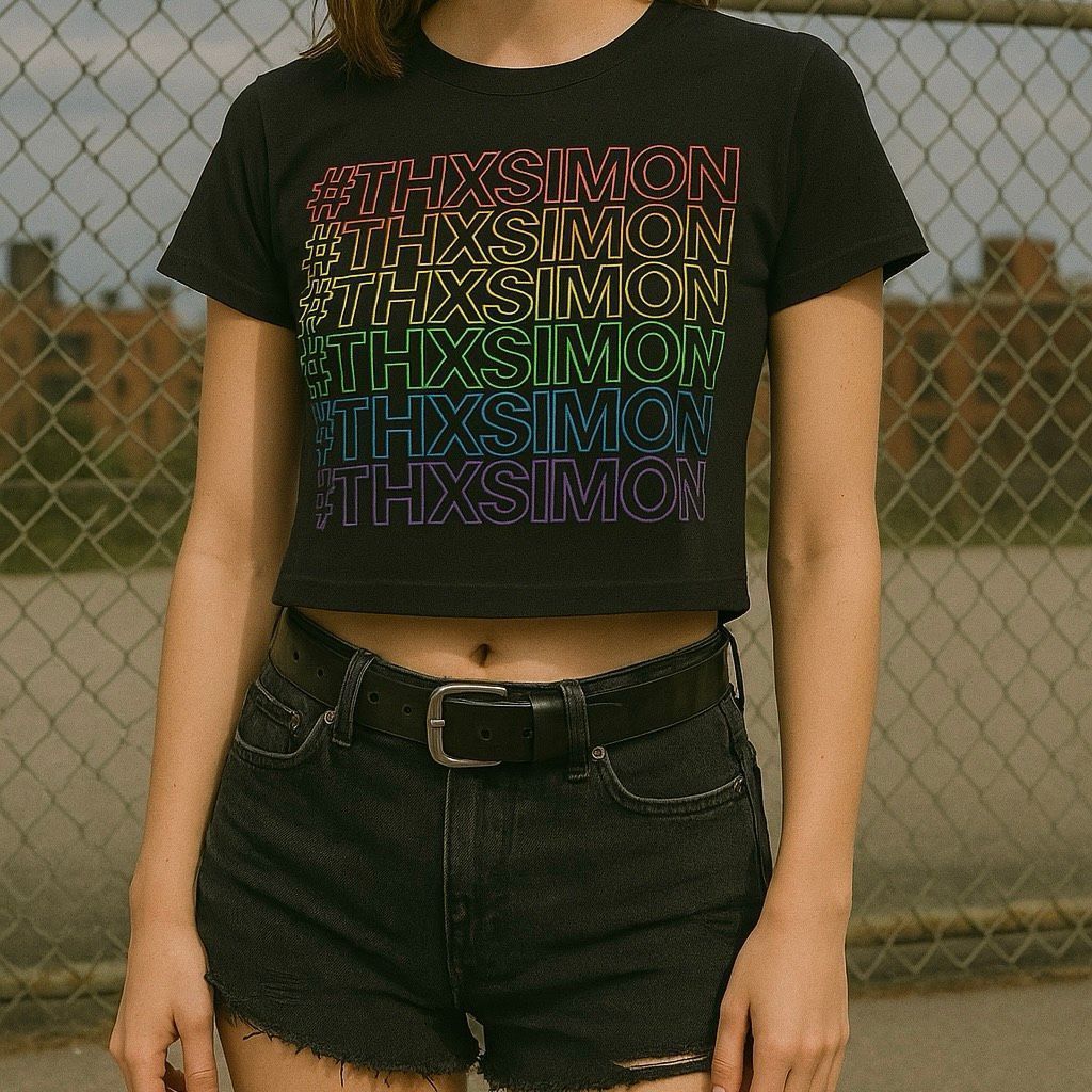 Other Love, Simon Rainbow Graphic Crop Top Women’s Size S | Pride Size S / US 4 / IT 40 - 5 Thumbnail