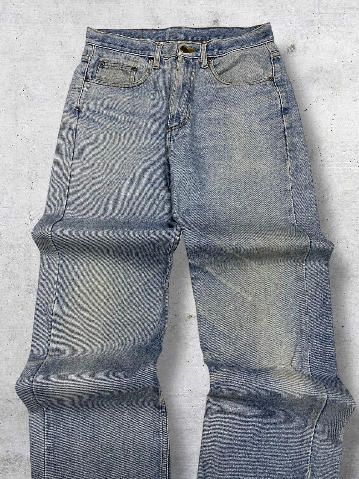 Japanese Brand VINTAGE 0SEVEN DENIM 90S JAPAN DESIGNER CLASSIC BLUE WASHED Size US 30 / EU 46 - 4 Thumbnail