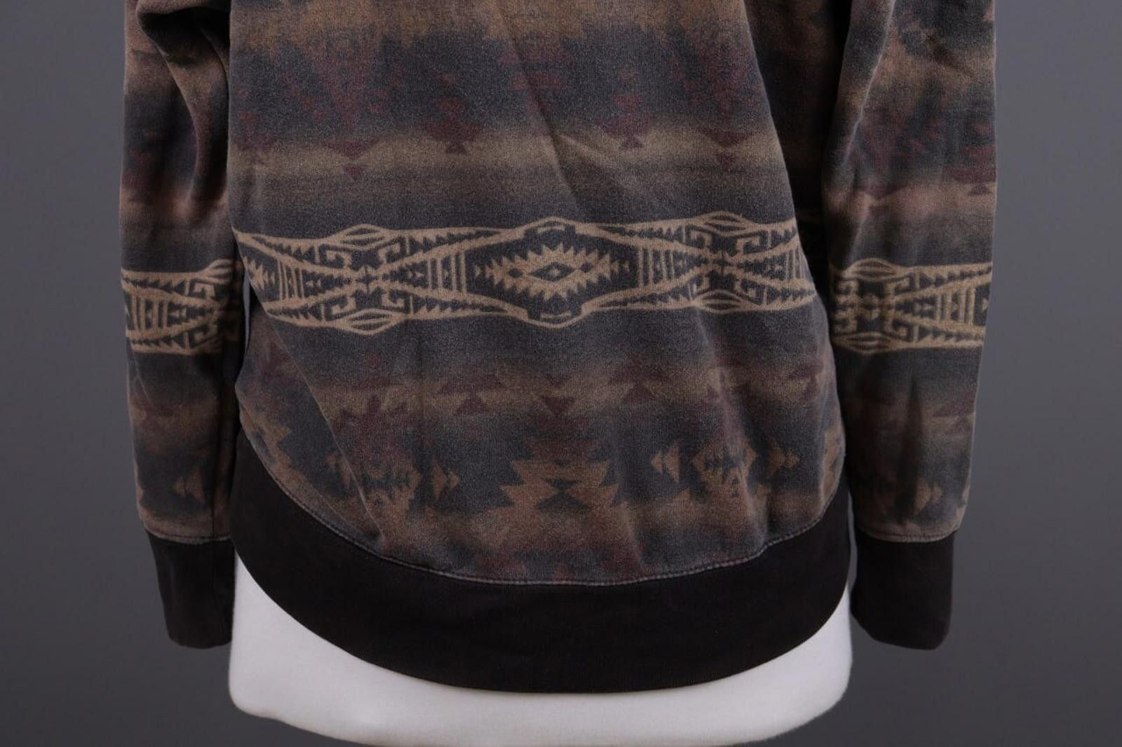 Denim & Supply Ralph Lauren Denim & Supply Ralph Lauren Brown Aztec Knit Sweater Sz XS Size XS / US 0-2 / IT 36-38 - 11 Thumbnail