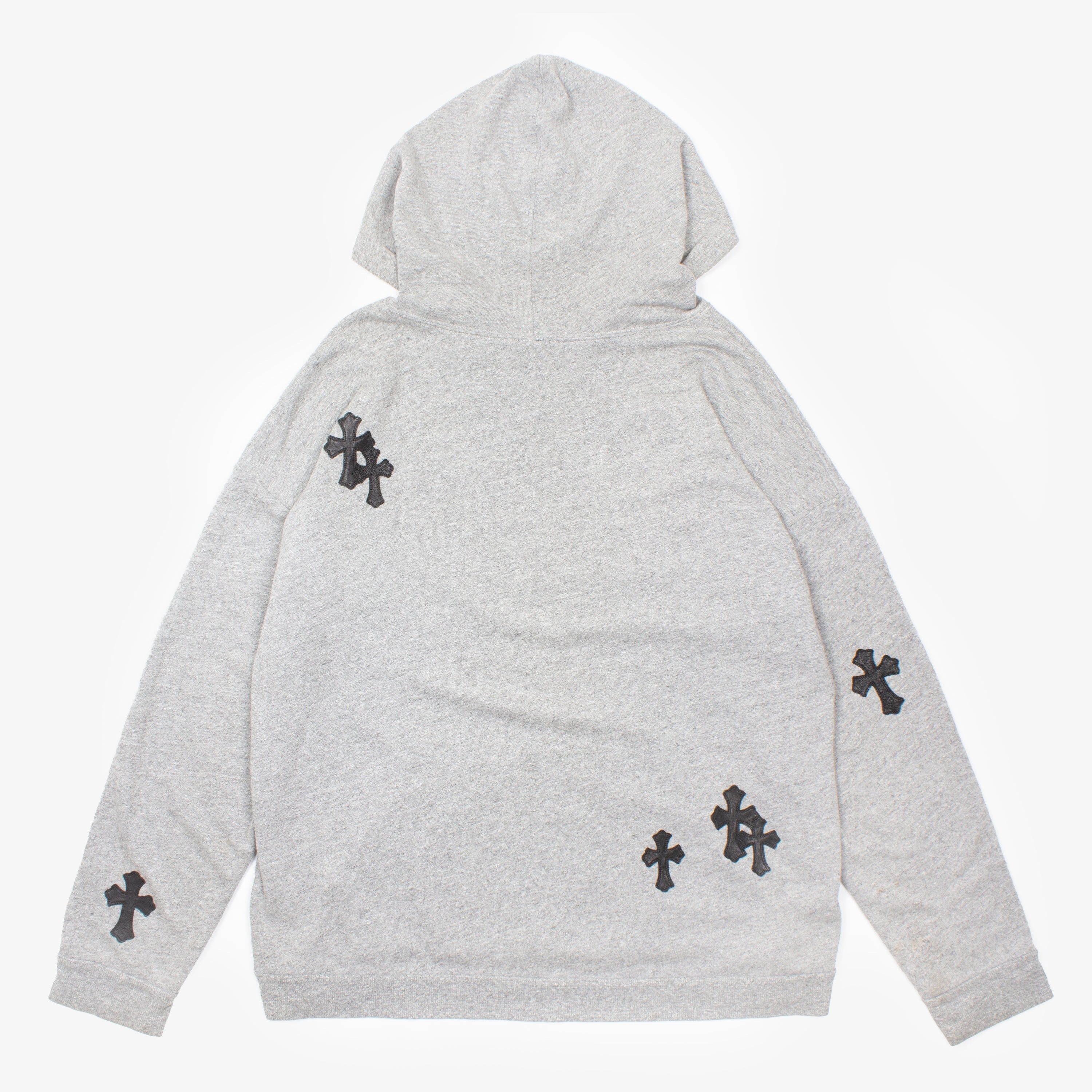 Chrome Hearts CHROME HEARTS GREY CROSS PATCH HOODIE Size US M / EU 48-50 / 2 - 3 Thumbnail