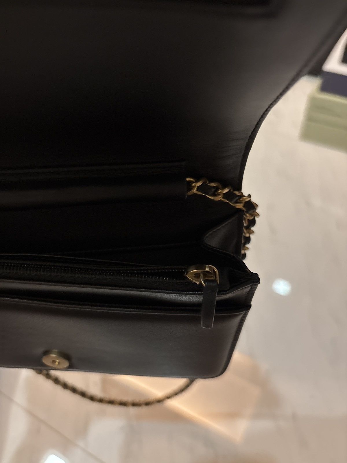 Chanel Chanel Boy Wallet on Chain Black Size ONE SIZE - 8 Thumbnail