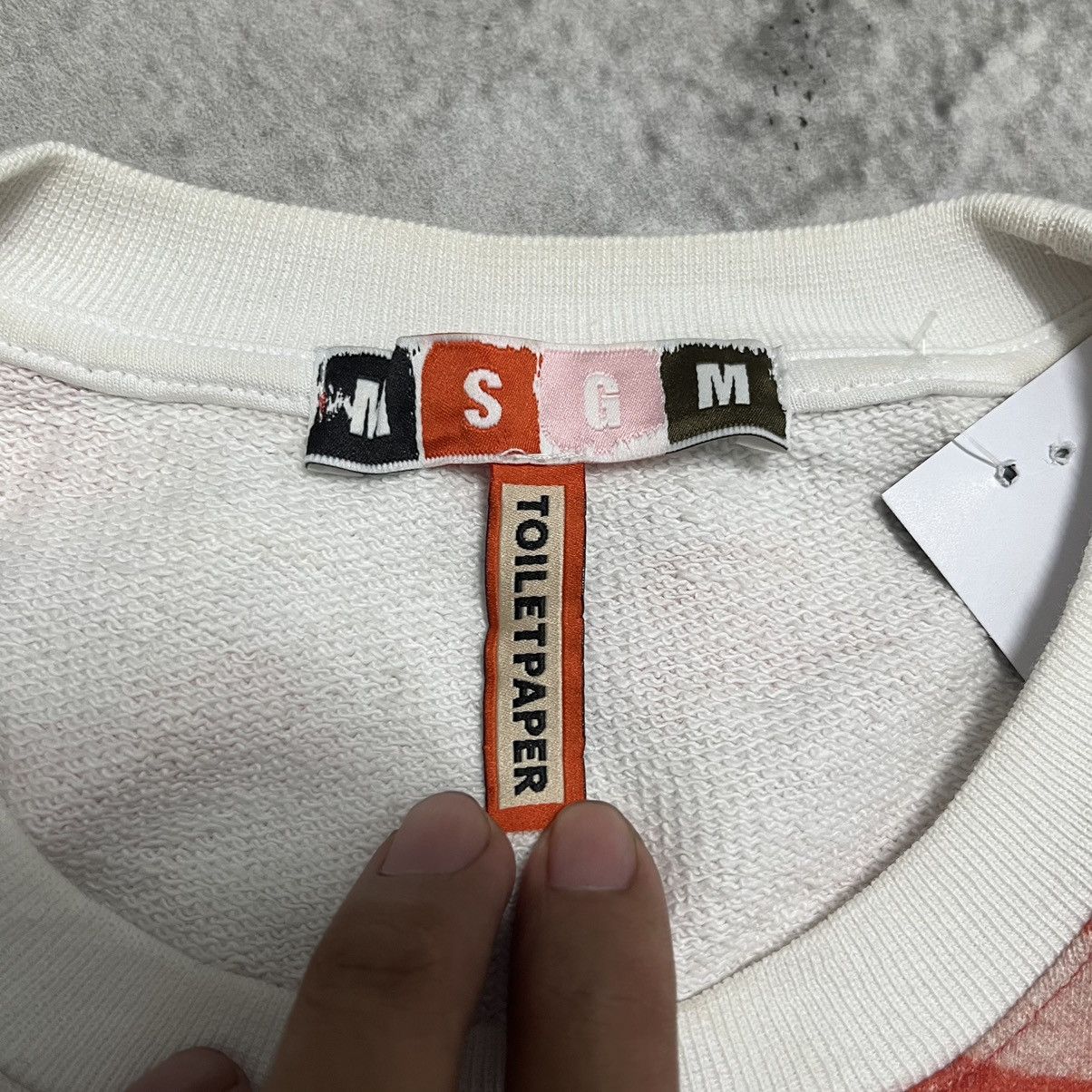 MSGM MGSM Red & White Check Yellow Apple Sweatshirt Size US XS / EU 42 / 0 - 9 Thumbnail