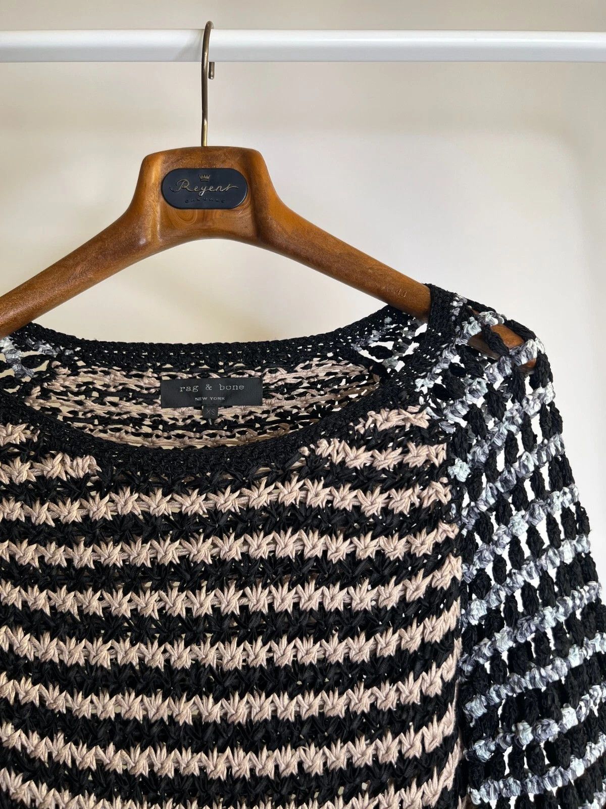 Rag & Bone RAG & BONE Multicolor Striped Pullover Knit Sweater Size XS / US 0-2 / IT 36-38 - 3 Thumbnail
