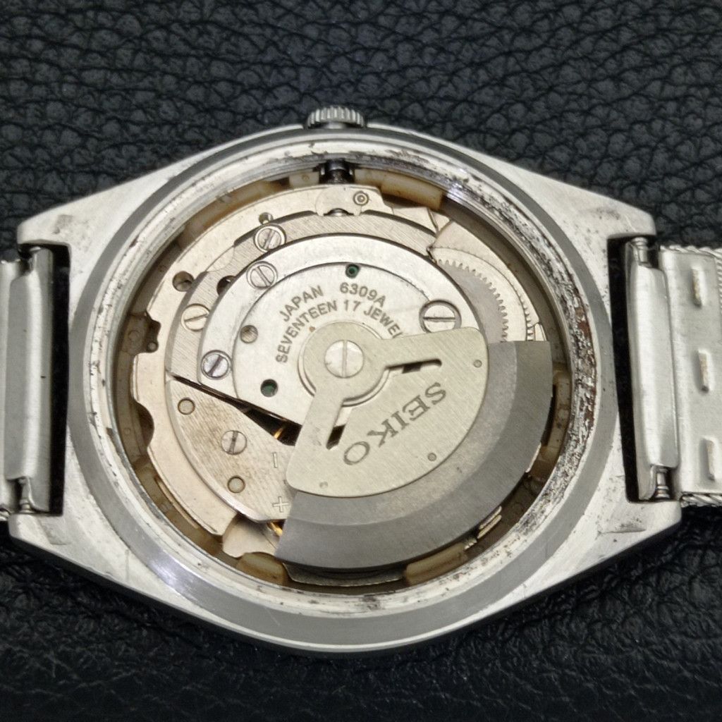 Seiko JAPAN VINTAGE SEIKO AUTOMATIC 6309A MENS WATCH a700408-1 Size 38 - 9 Thumbnail