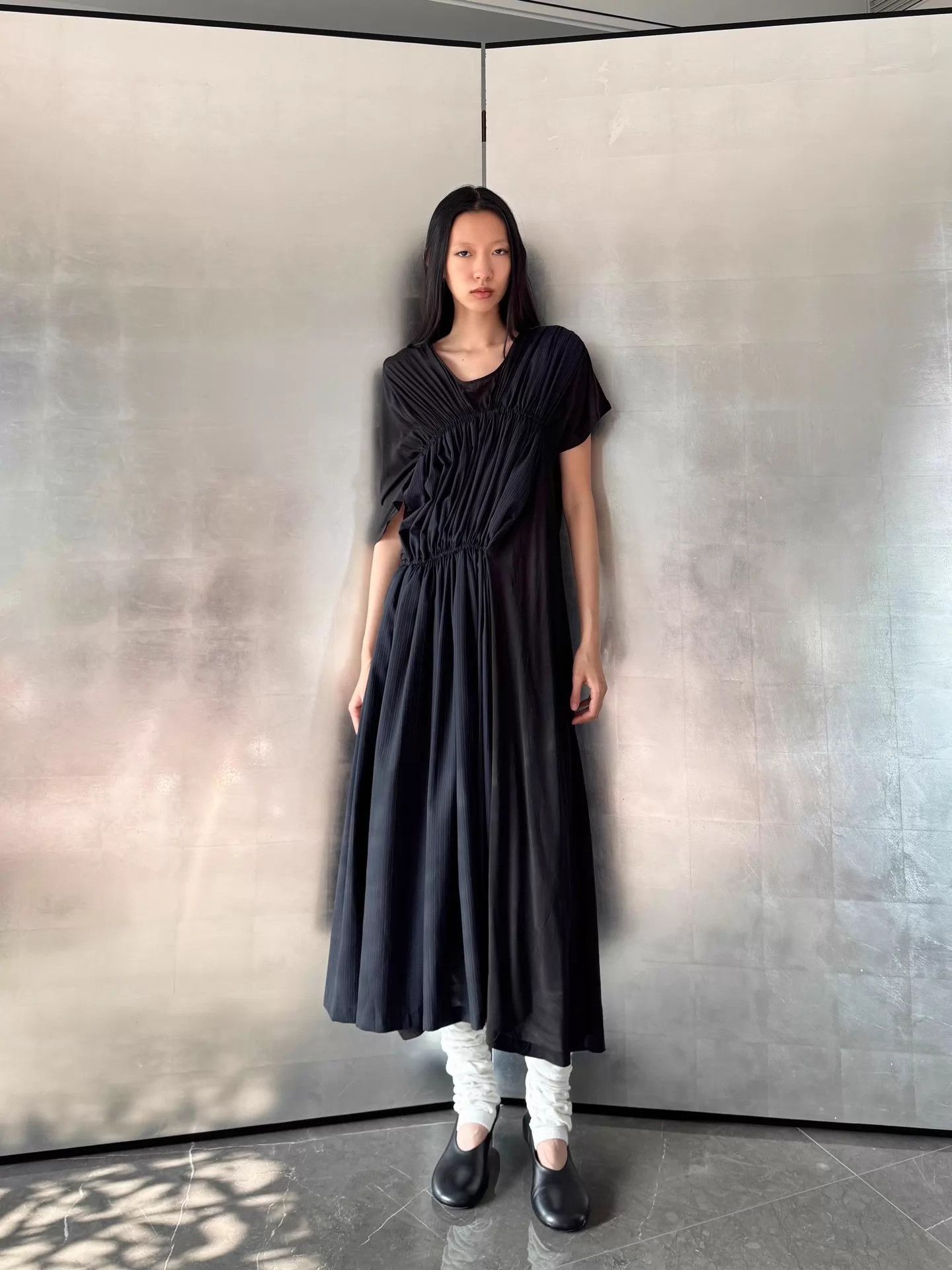 Junya Watanabe Junya Watanabe AD2021 Stretch Pleated Vol Dress Size S Size S / US 4 / IT 40 - 1 Thumbnail