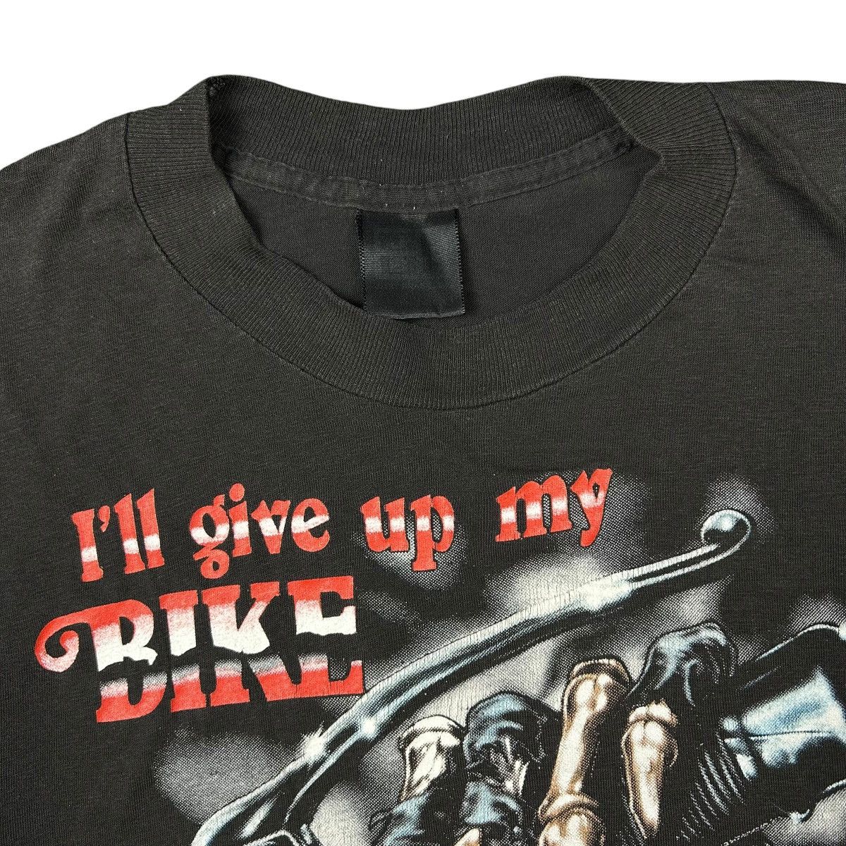 Harley Davidson Vintage 90s Just Brass Rebel Rider 3D Emblem Tee Size US M / EU 48-50 / 2 - 2 Thumbnail