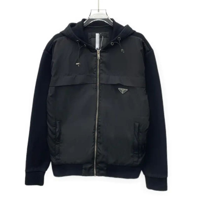 Prada Prada Black Men's Casual Outerwear Size US M / EU 48-50 / 2 - 1 Thumbnail