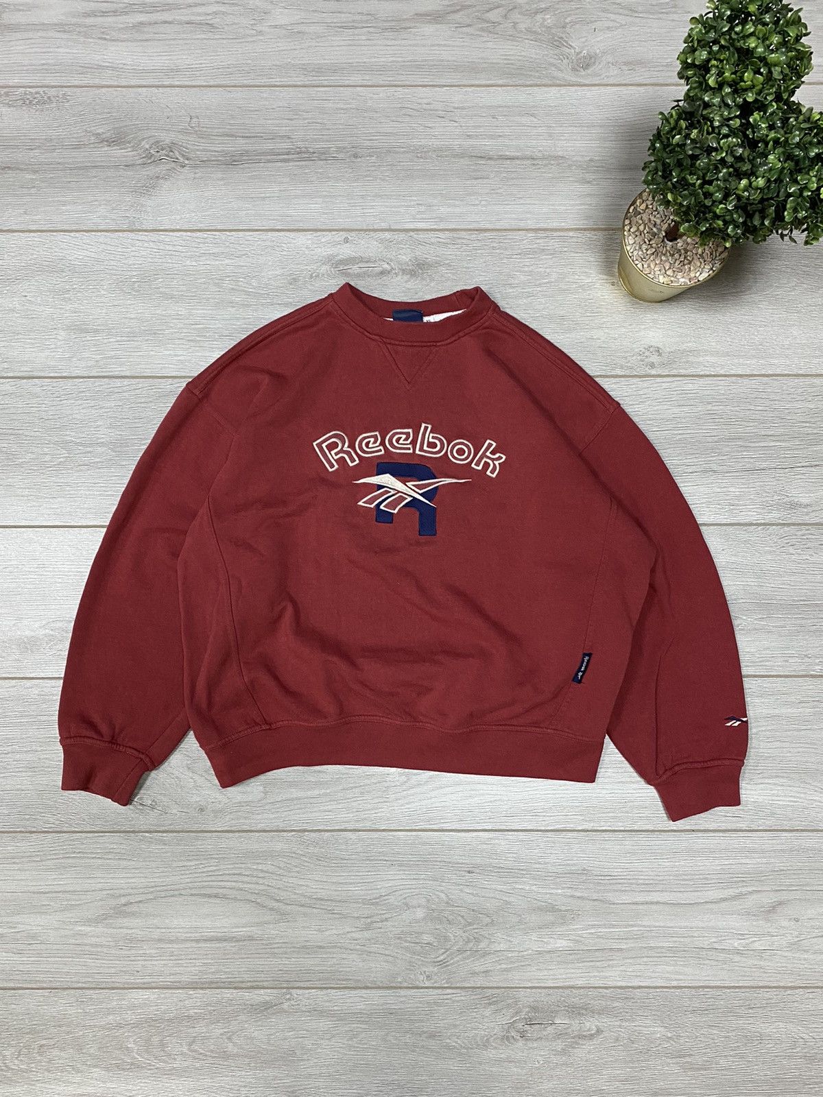 Reebok Reebok classic vintage big logo sweatshirt Size US XL / EU 56 / 4 - 1 Thumbnail