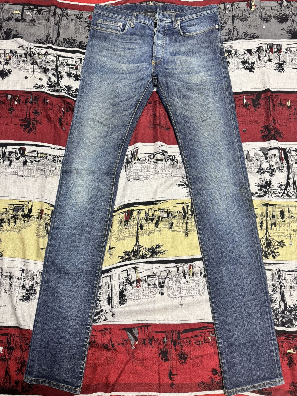 Dior × Hedi Slimane Dior Homme AW07 Jake 17.5cm Jeans | Grailed