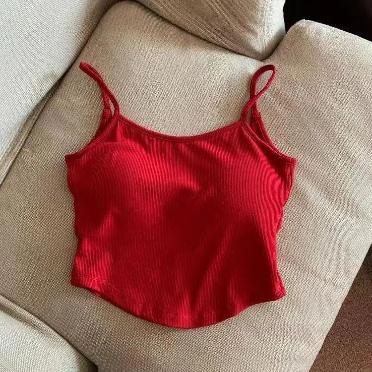 Other Summer New Padded Strap Vest Women's Inner Wear Size ONE SIZE - 1 Thumbnail