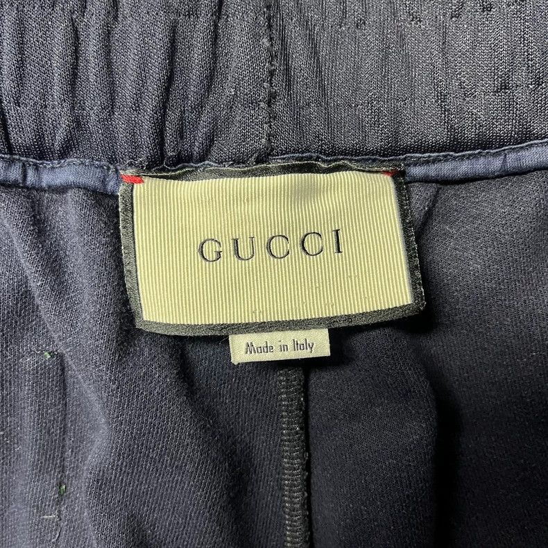 Gucci Gucci Size XS The latest dark blue striped embroidered bee Size US 28 / EU 44 - 4 Thumbnail