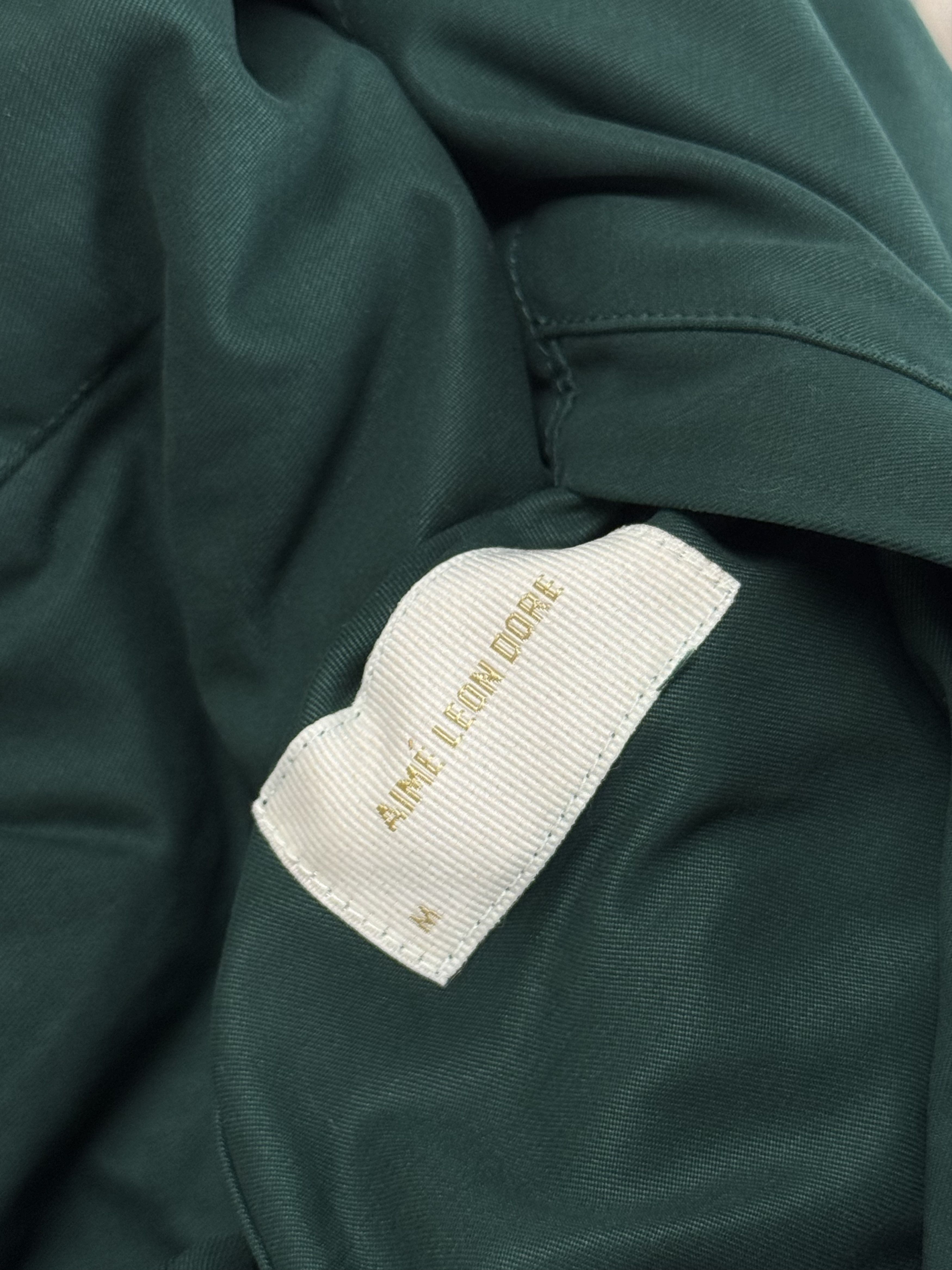 Aime Leon Dore UNWORN* ALD Reversible Satin Varsity Jacket Cream/Green Size US M / EU 48-50 / 2 - 9 Thumbnail