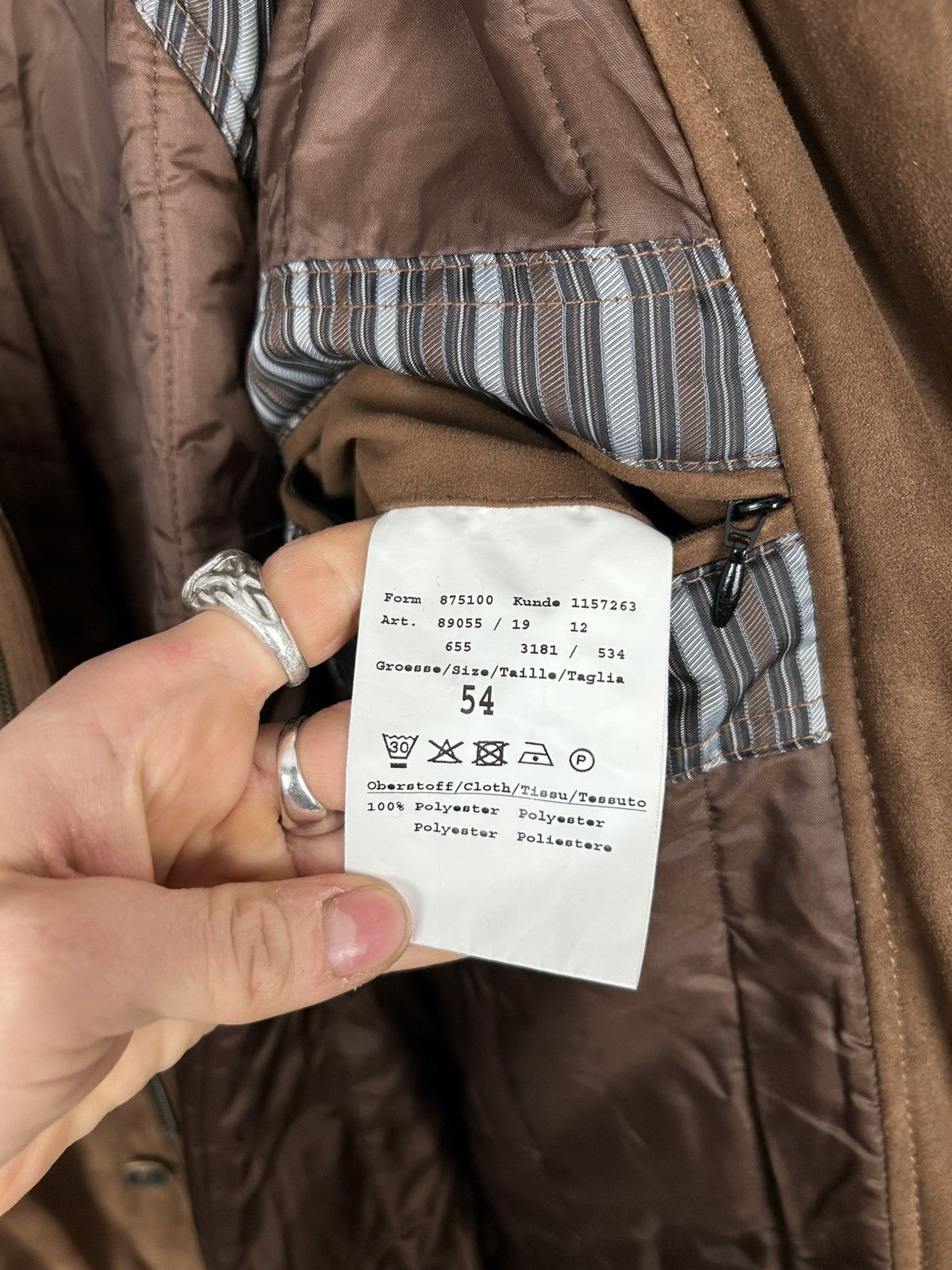 Bugatti Bugatti Brown Coat Jacket Premium Vintage Avant Garde Size US L / EU 52-54 / 3 - 9 Thumbnail