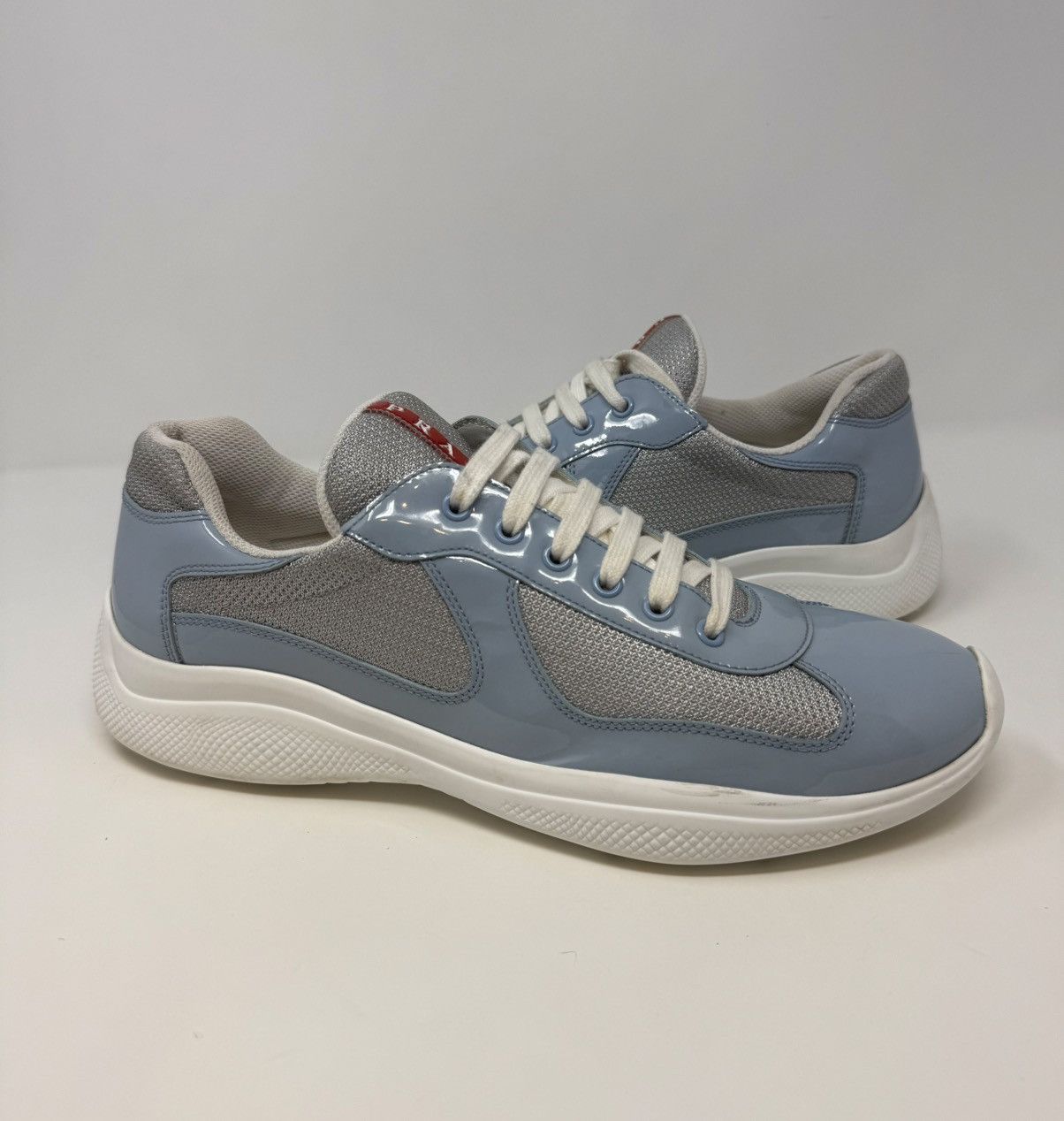 Prada Prada Americas Cup Sneaker Light Blue Size US 11.5 / EU 44-45 - 1 Thumbnail