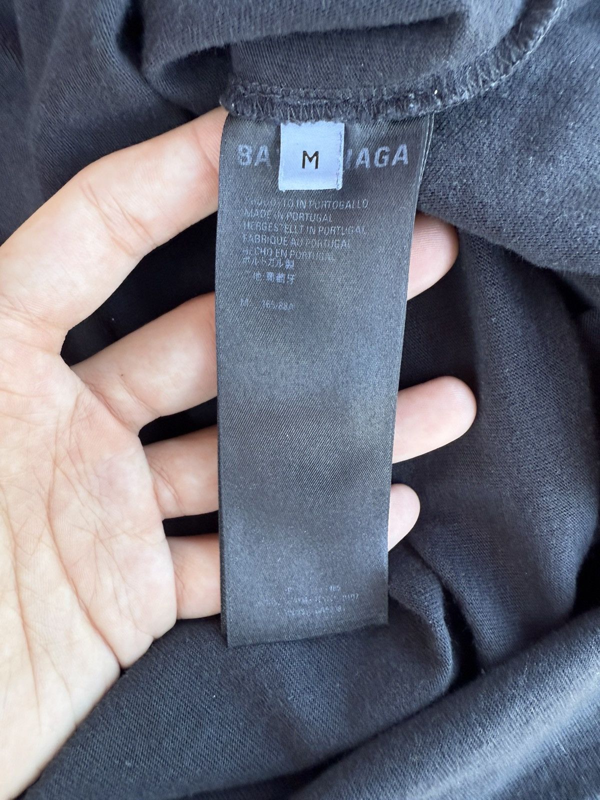 Balenciaga Balenciaga Black 6B Logo T-Shirt Size US M / EU 48-50 / 2 - 3 Thumbnail