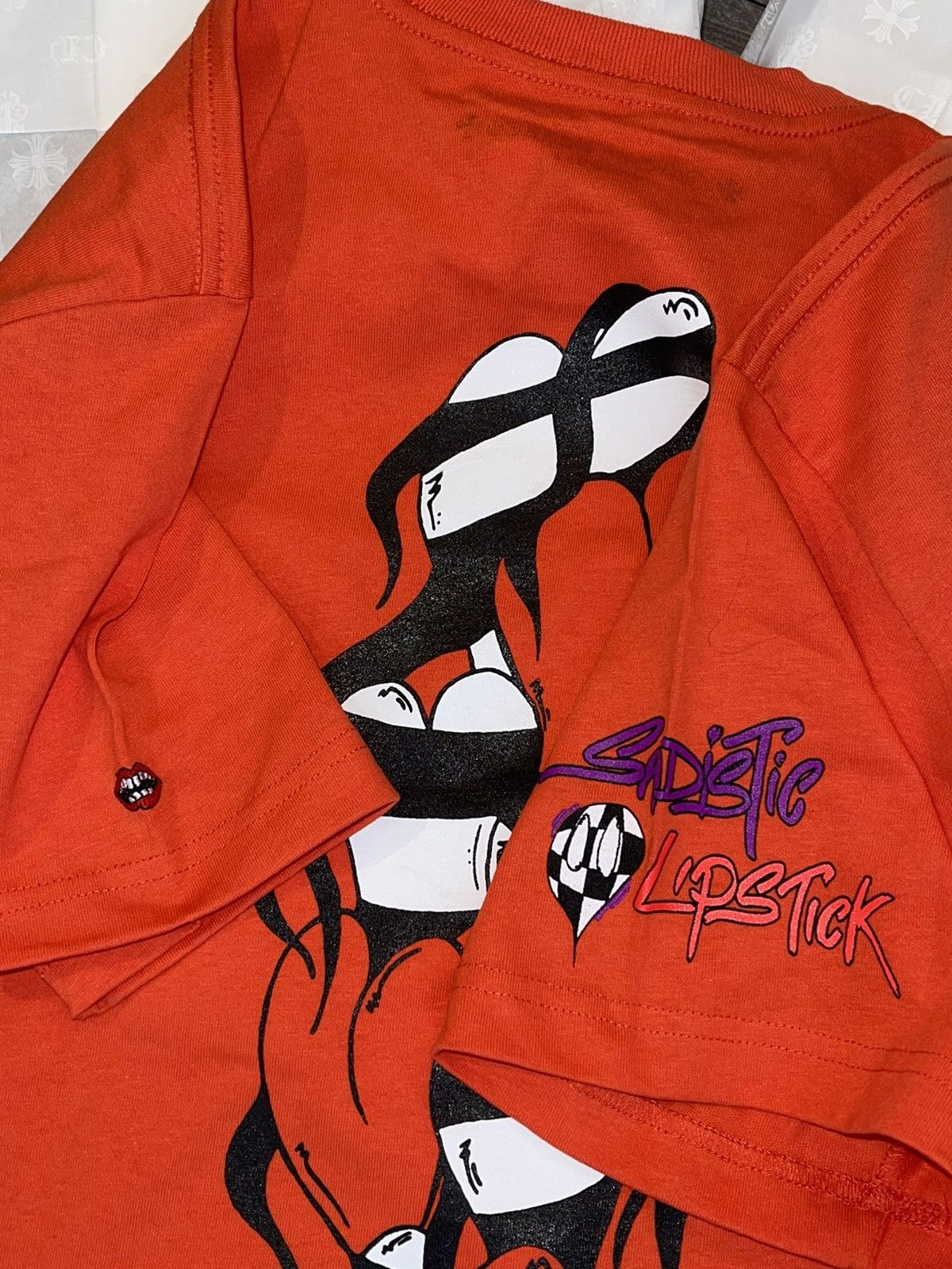 Chrome Hearts Chrome Hearts x Matty Boy “sick heart” in sadistic lipstick Size US L / EU 52-54 / 3 - 4 Thumbnail