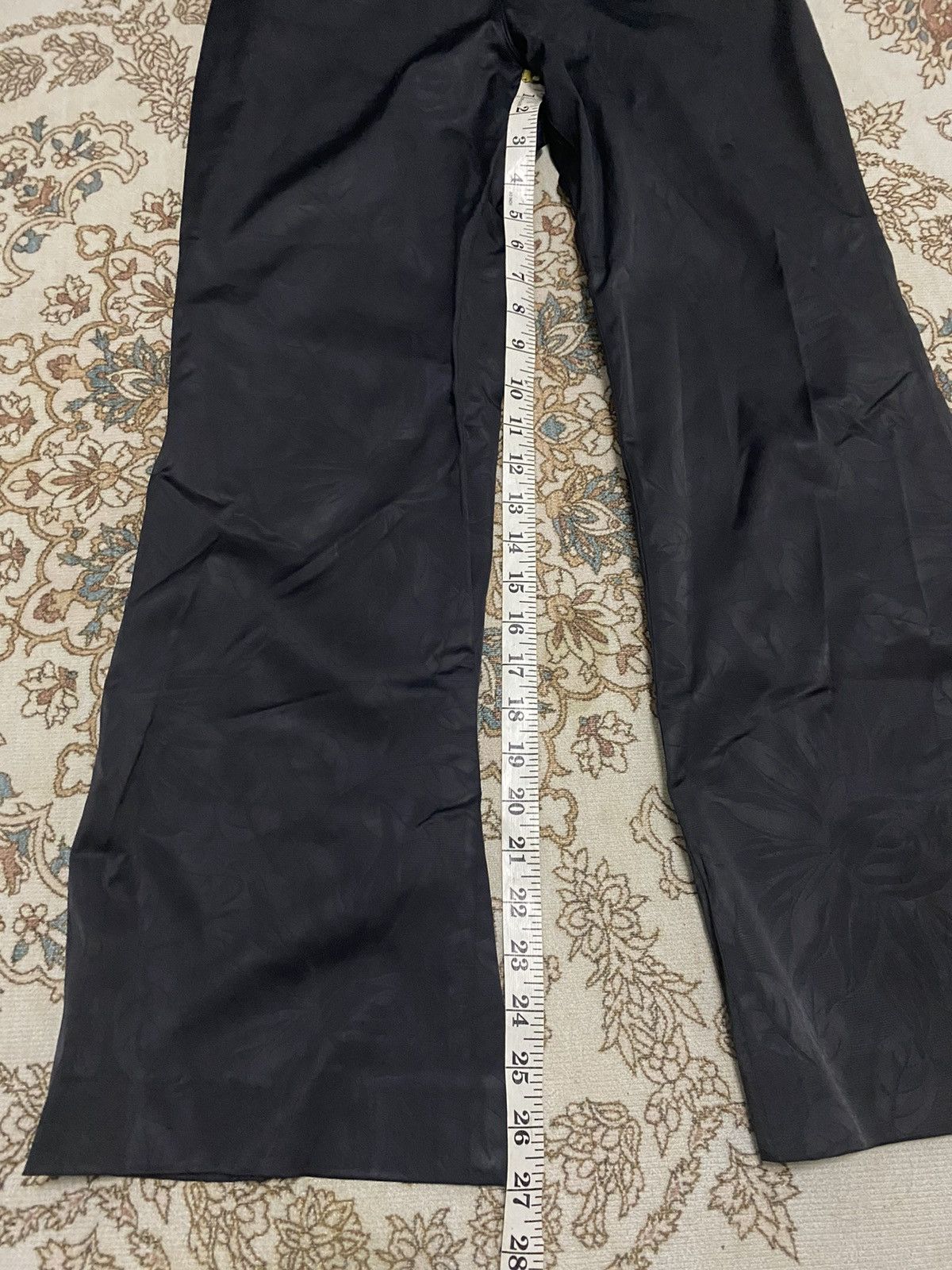 Jean Paul Gaultier Jean Paul Gaultier Femme Waxed Flare Black Flower Motive Size 28" / US 6 / IT 42 - 16 Thumbnail