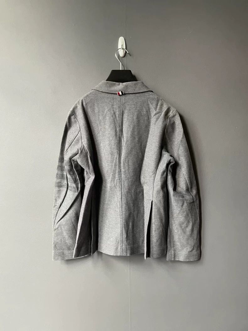 Thom Browne Thom Browne size1 Grey dress with a white collar Size 34R - 2 Thumbnail